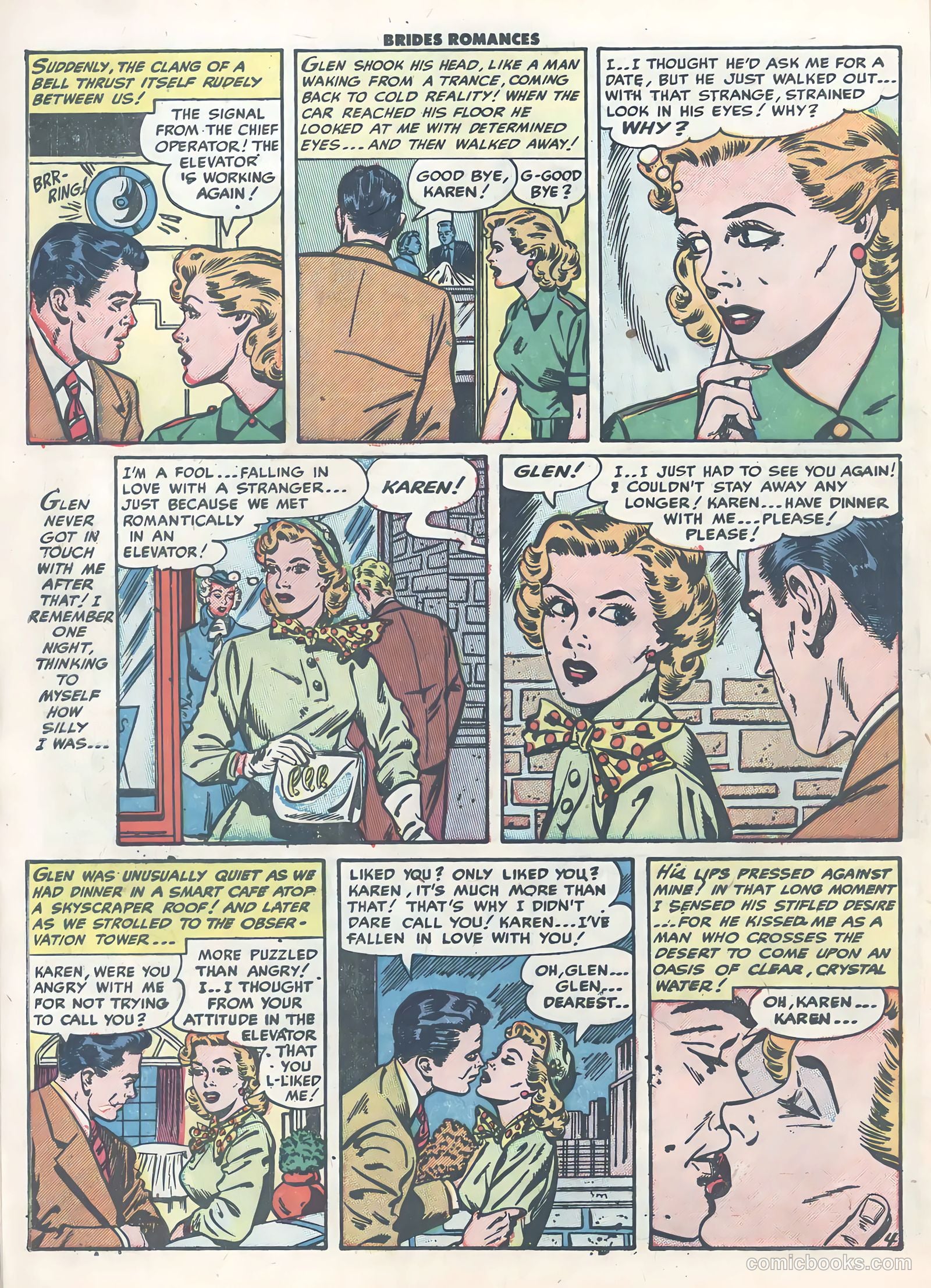 Brides Romances #2 (1953) — page 6 of 36