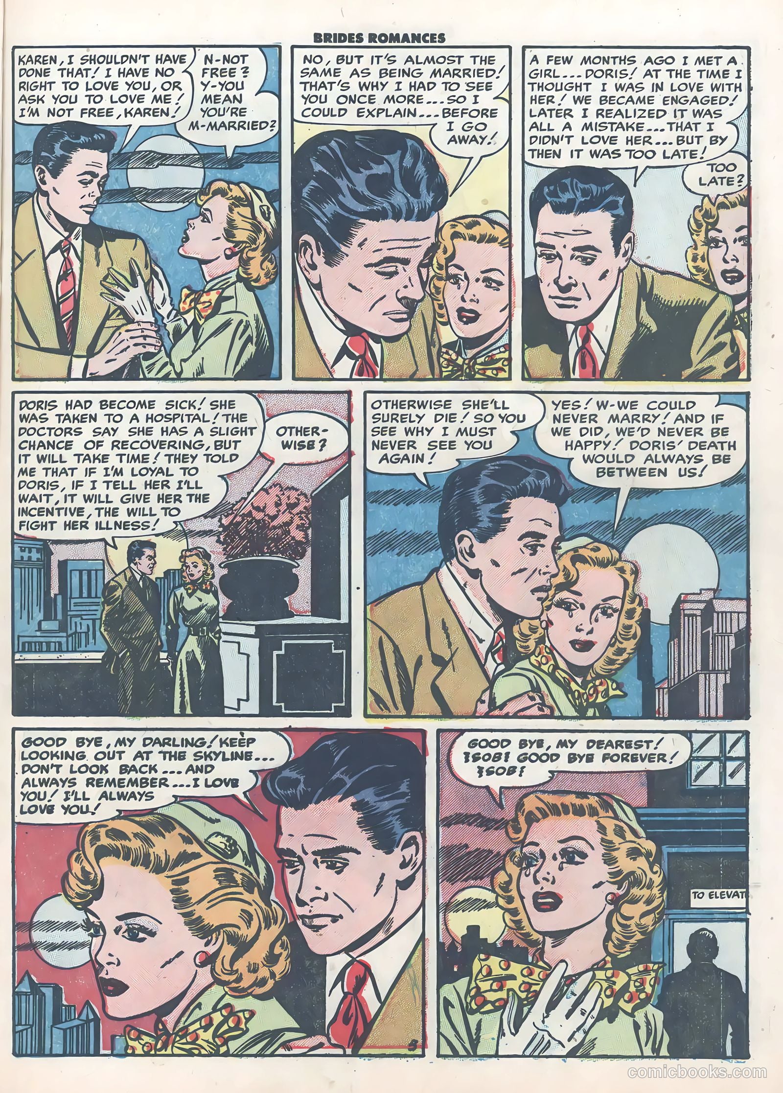 Brides Romances #2 (1953) — page 7 of 36