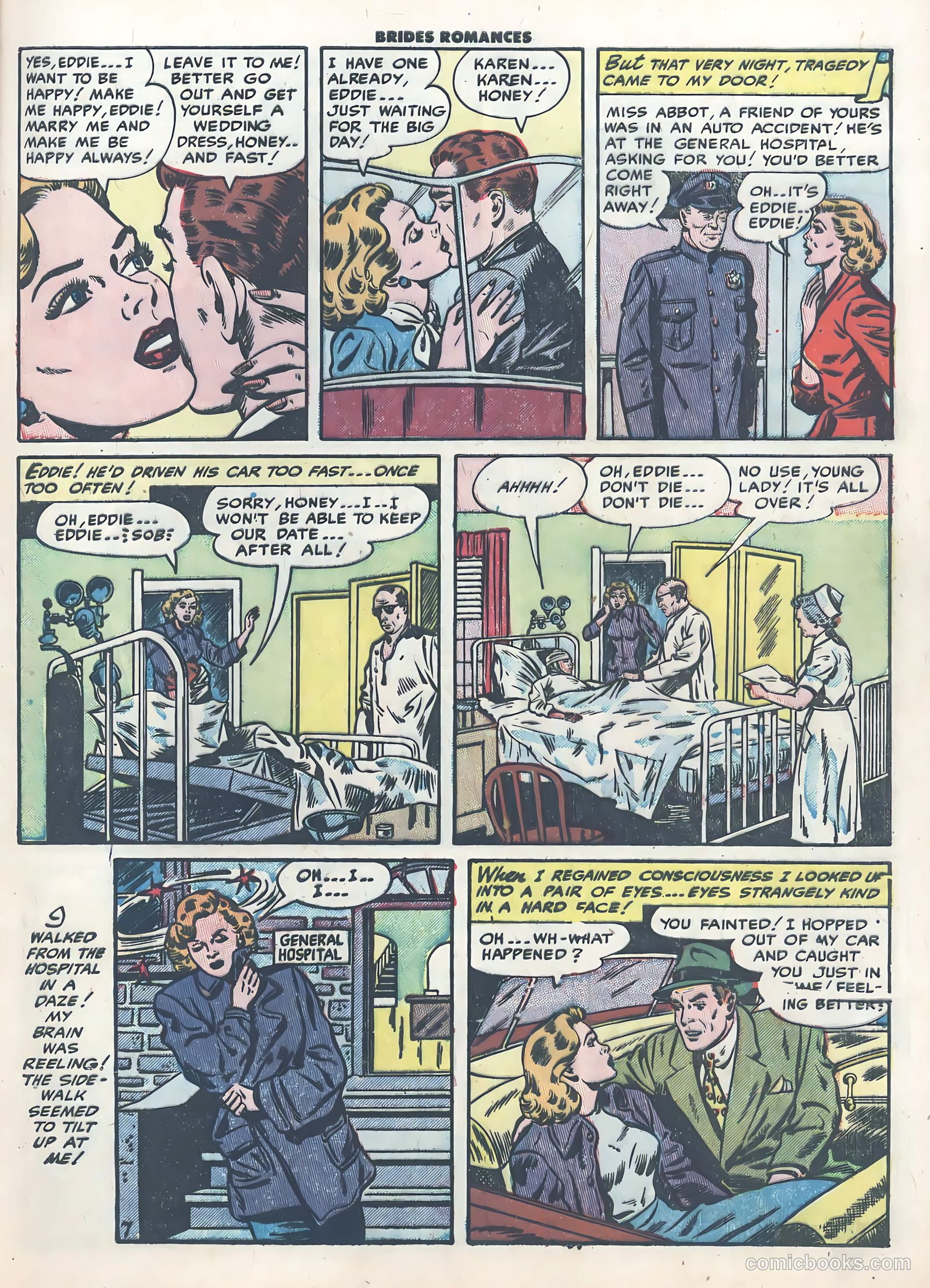 Brides Romances #2 (1953) — page 9 of 36
