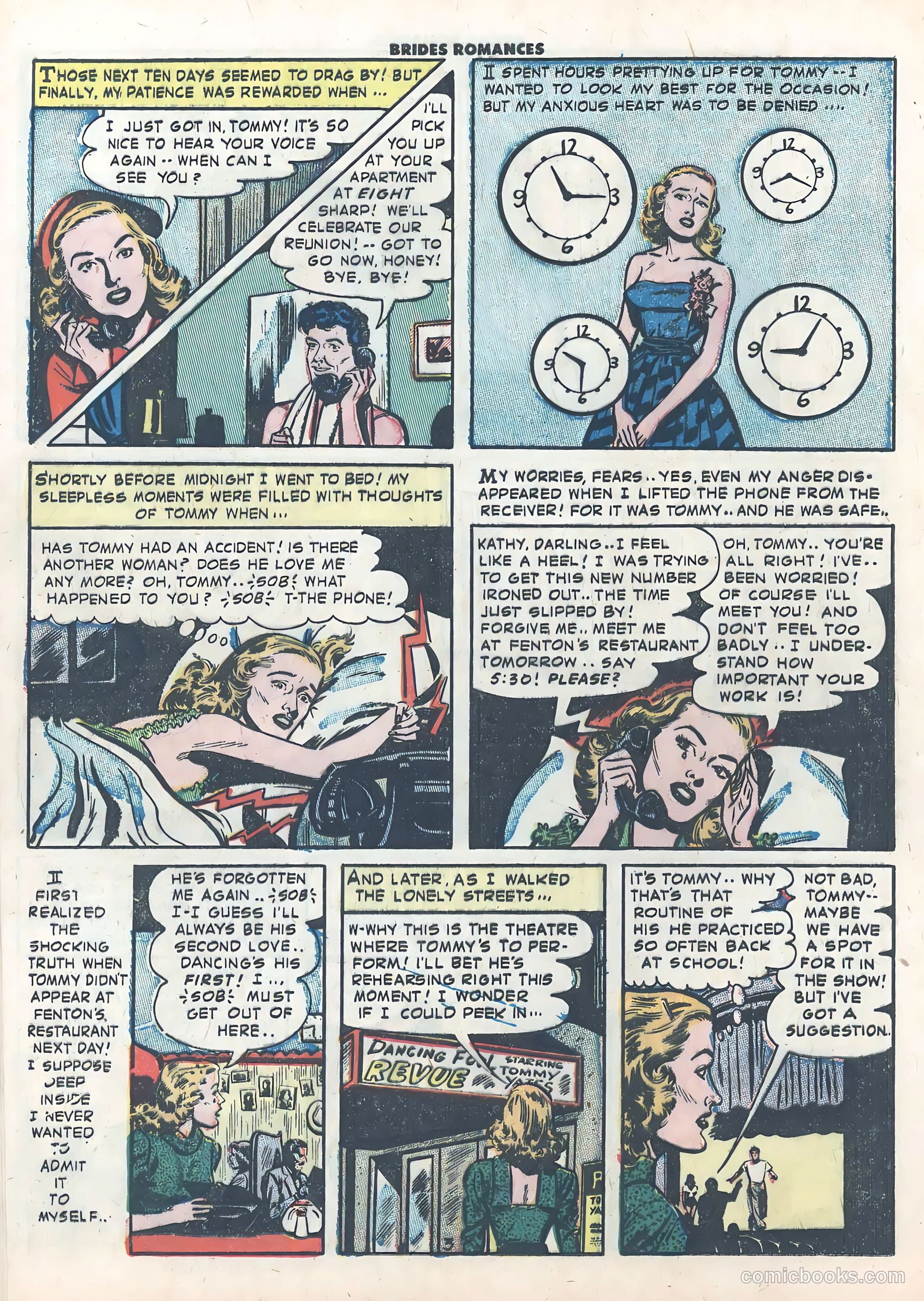 Brides Romances #2 (1953) — page 20 of 36