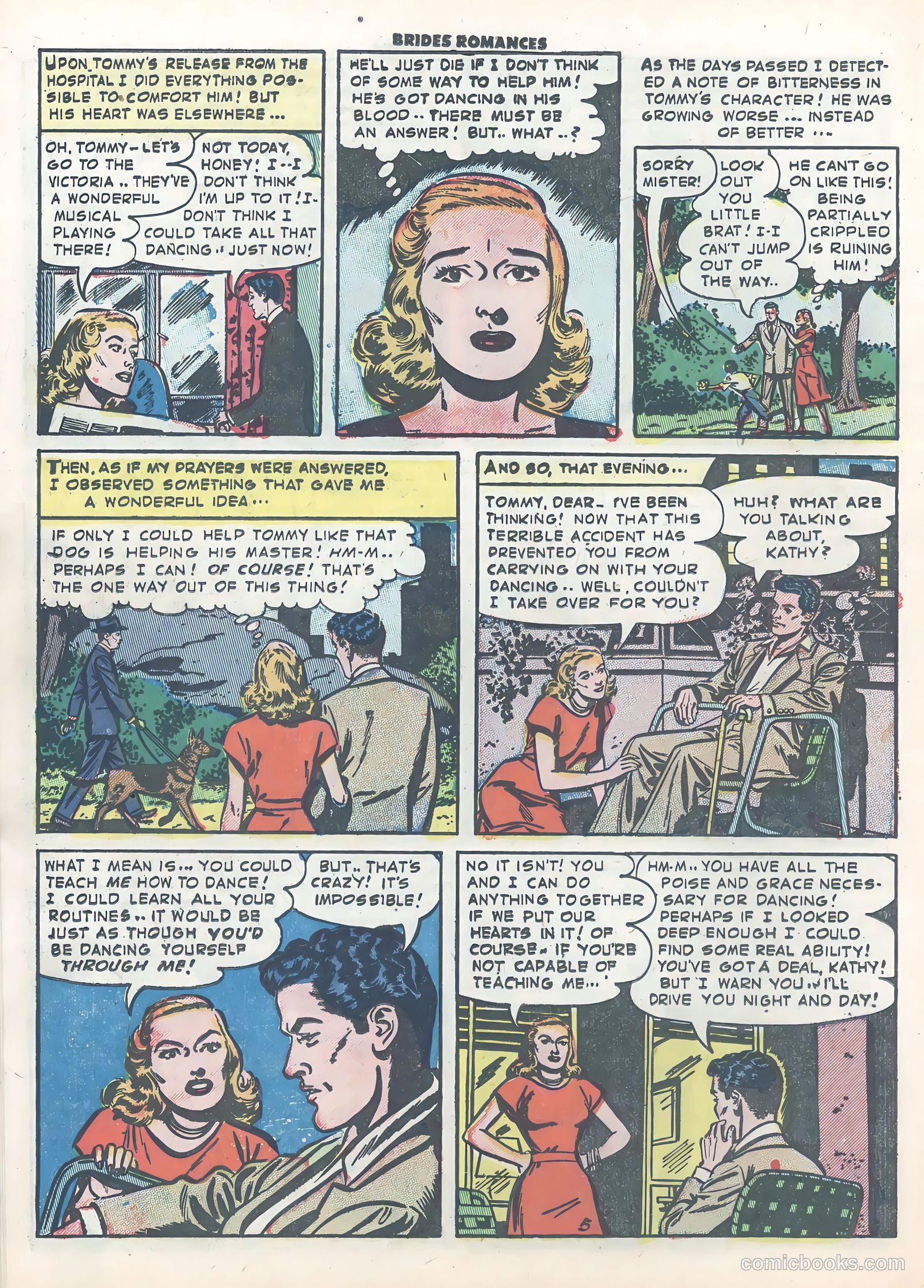 Brides Romances #2 (1953) — page 22 of 36