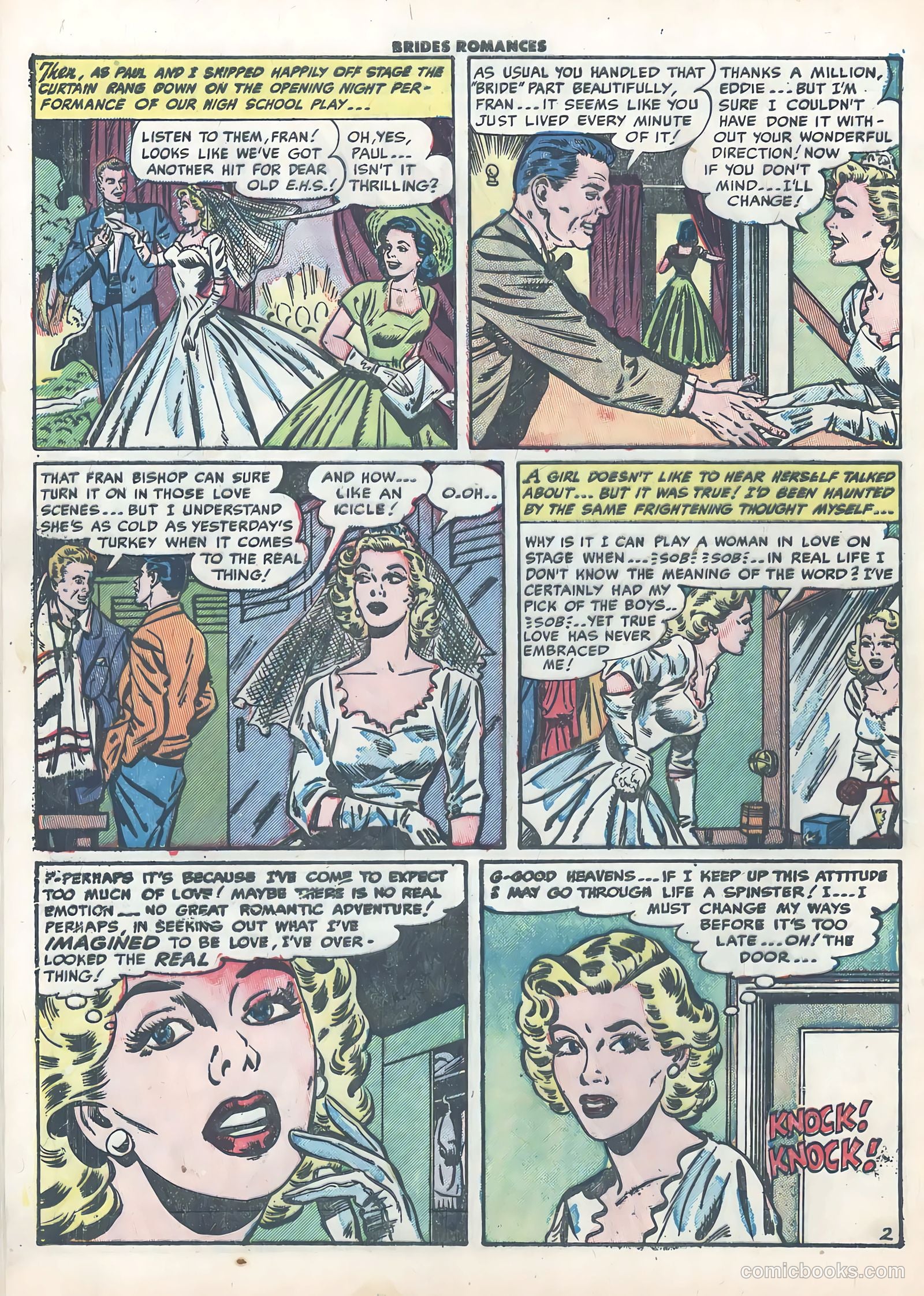 Brides Romances #2 (1953) — page 28 of 36