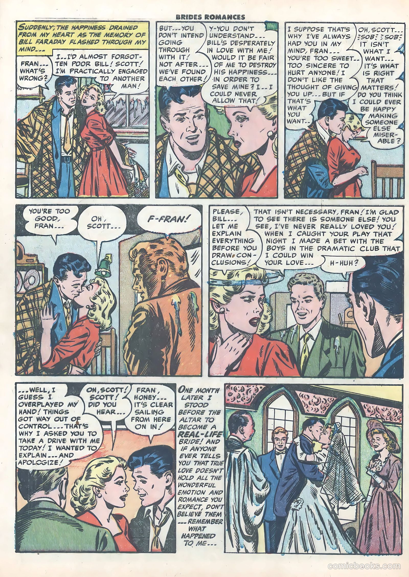 Brides Romances #2 (1953) — page 32 of 36
