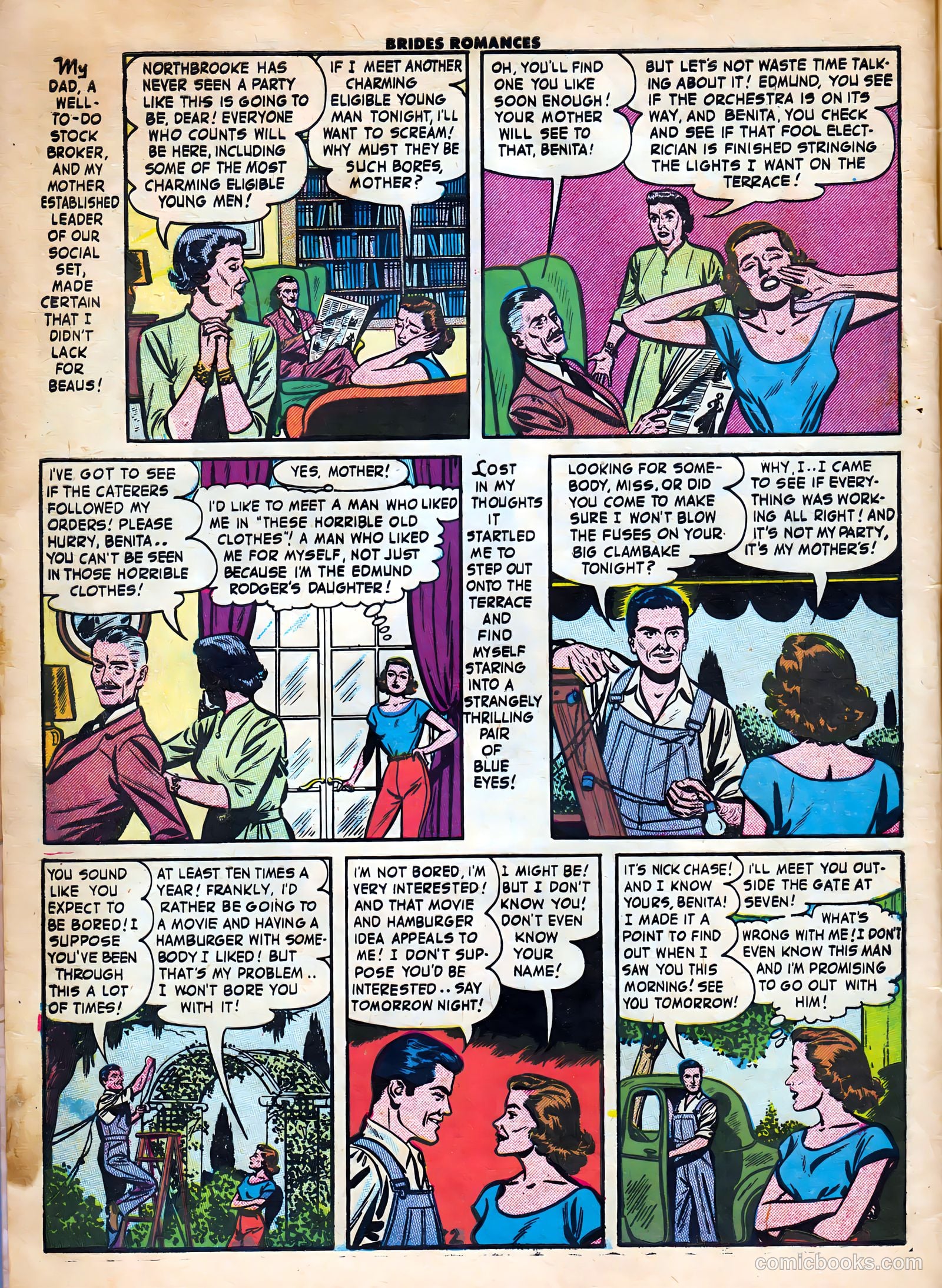 Brides Romances #20 (1956) — page 4 of 36