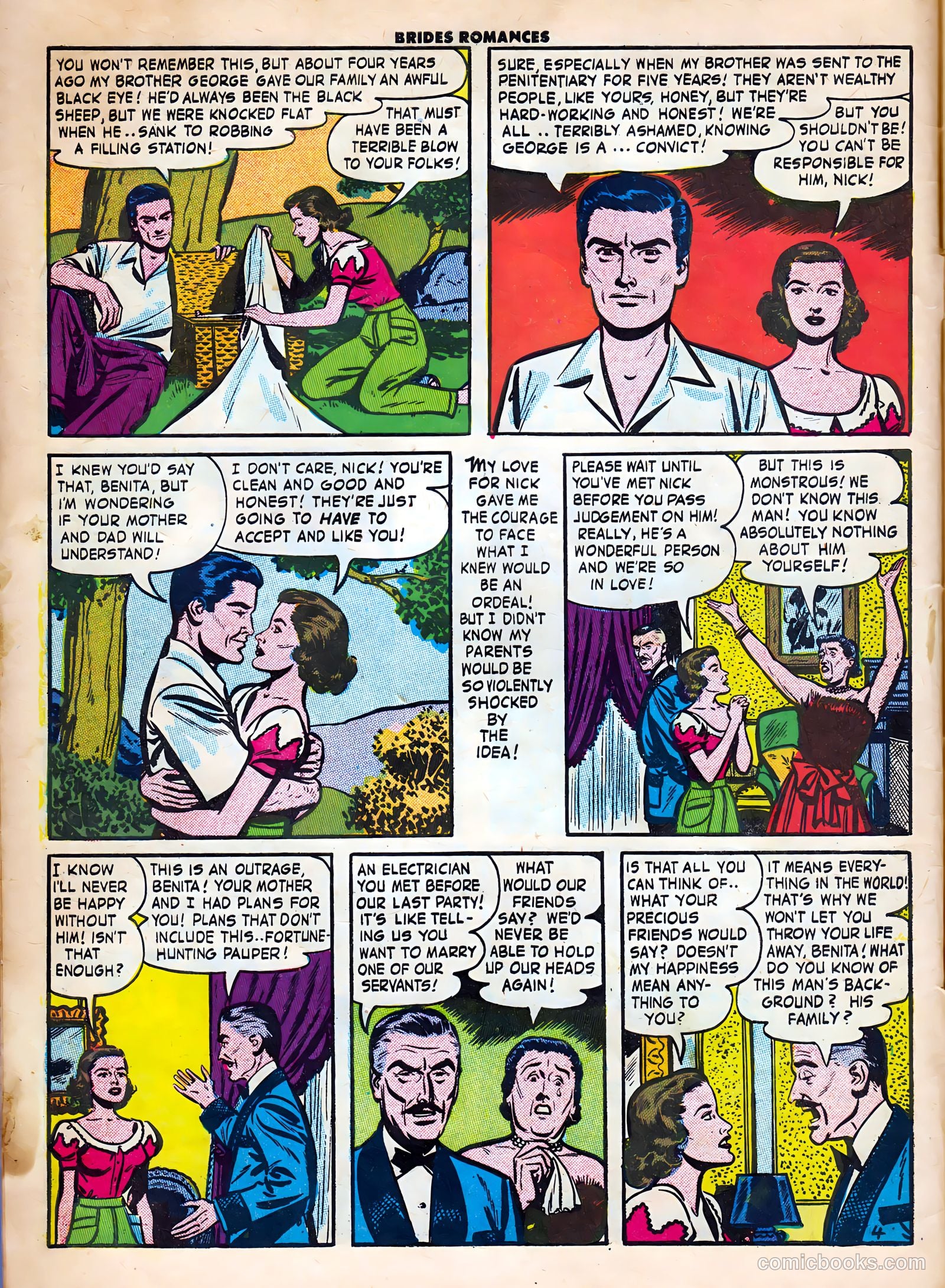 Brides Romances #20 (1956) — page 6 of 36