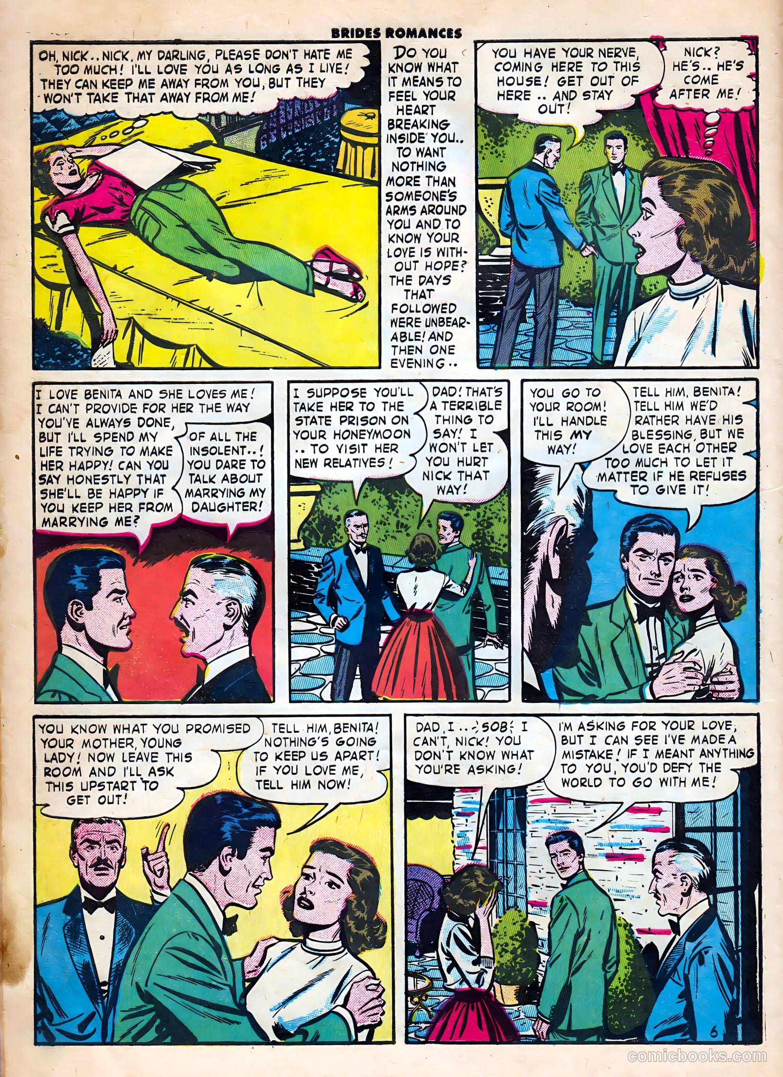 Brides Romances #20 (1956) — page 8 of 36