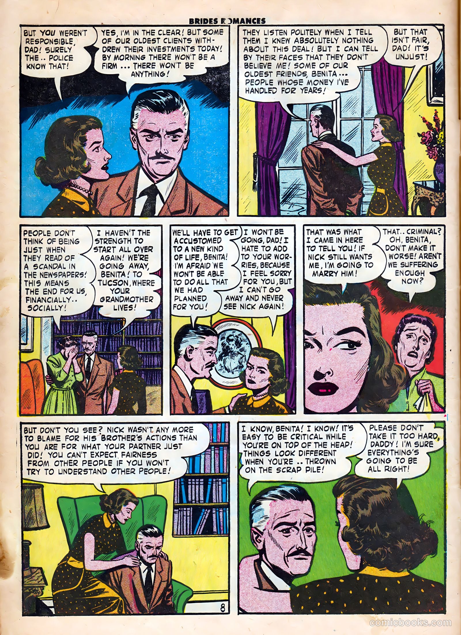 Brides Romances #20 (1956) — page 10 of 36