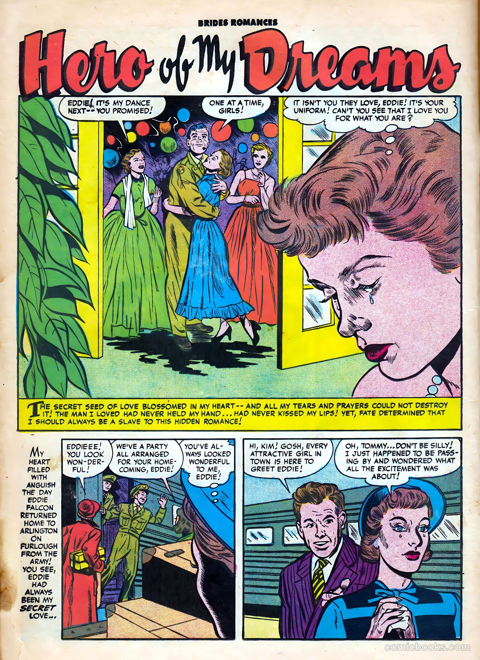 Brides Romances #20 (1956) — page 12 of 36