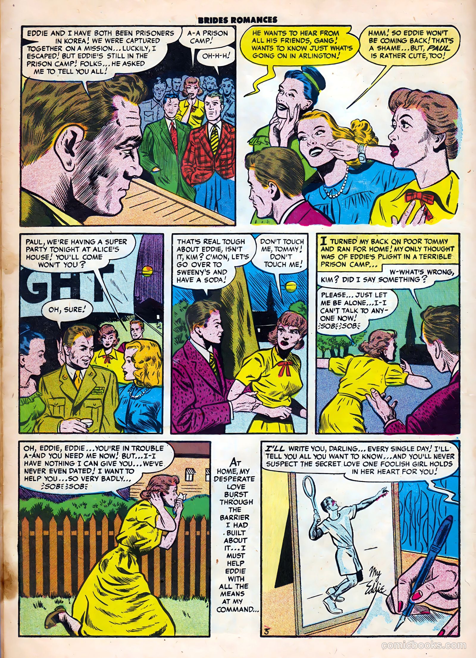 Brides Romances #20 (1956) — page 14 of 36