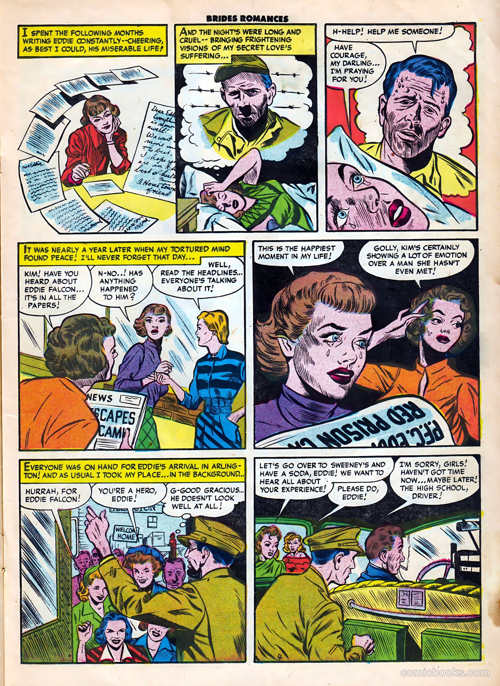 Brides Romances #20 (1956) — page 15 of 36
