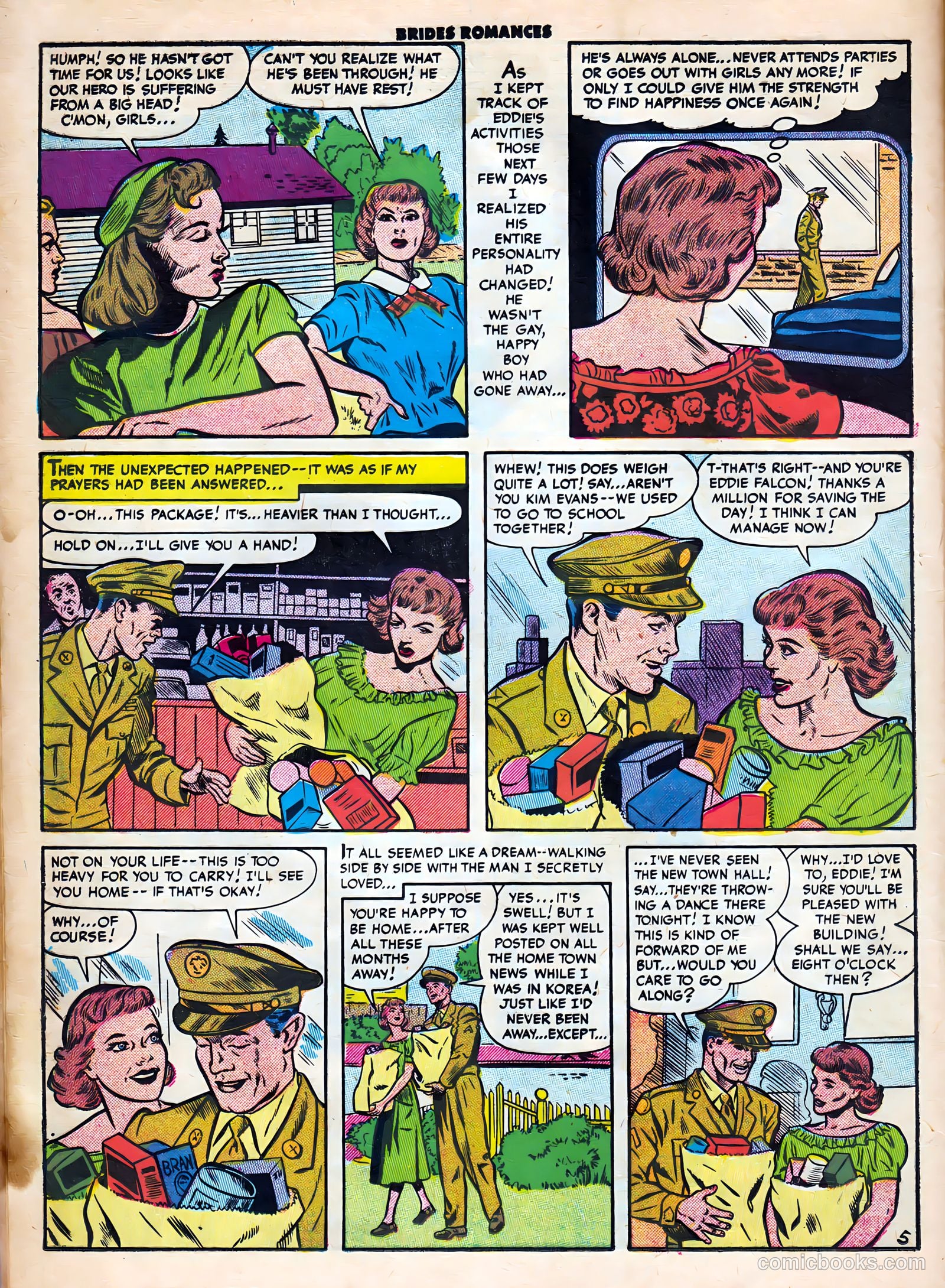 Brides Romances #20 (1956) — page 16 of 36