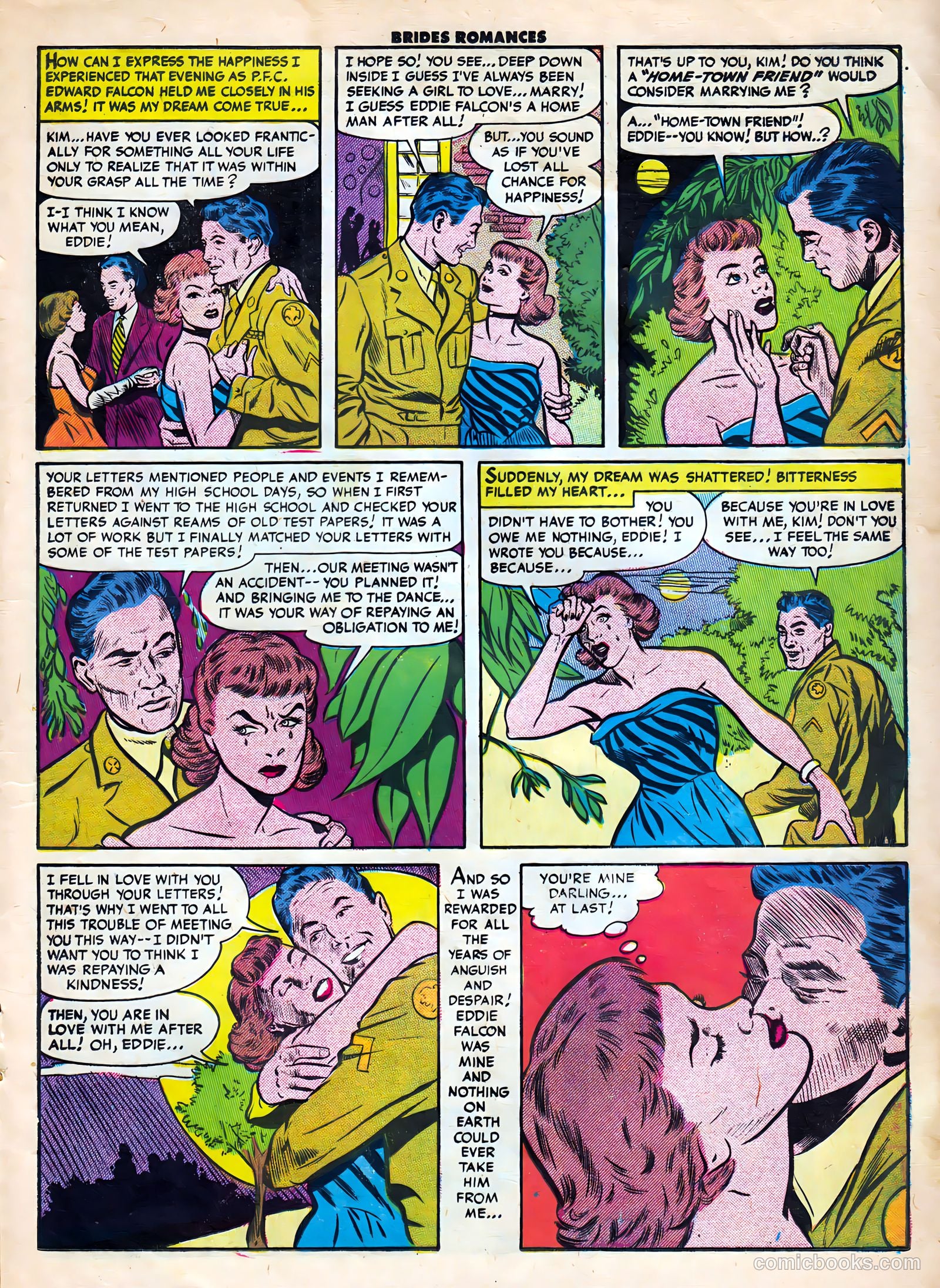 Brides Romances #20 (1956) — page 17 of 36