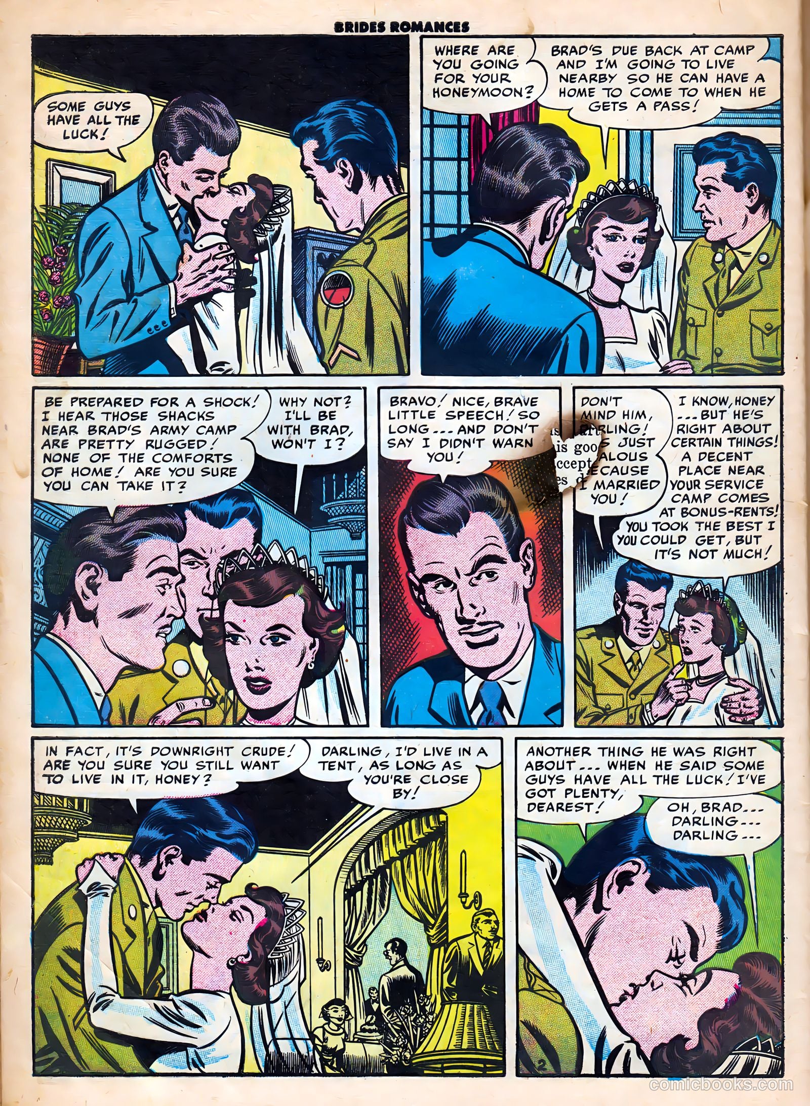 Brides Romances #20 (1956) — page 28 of 36