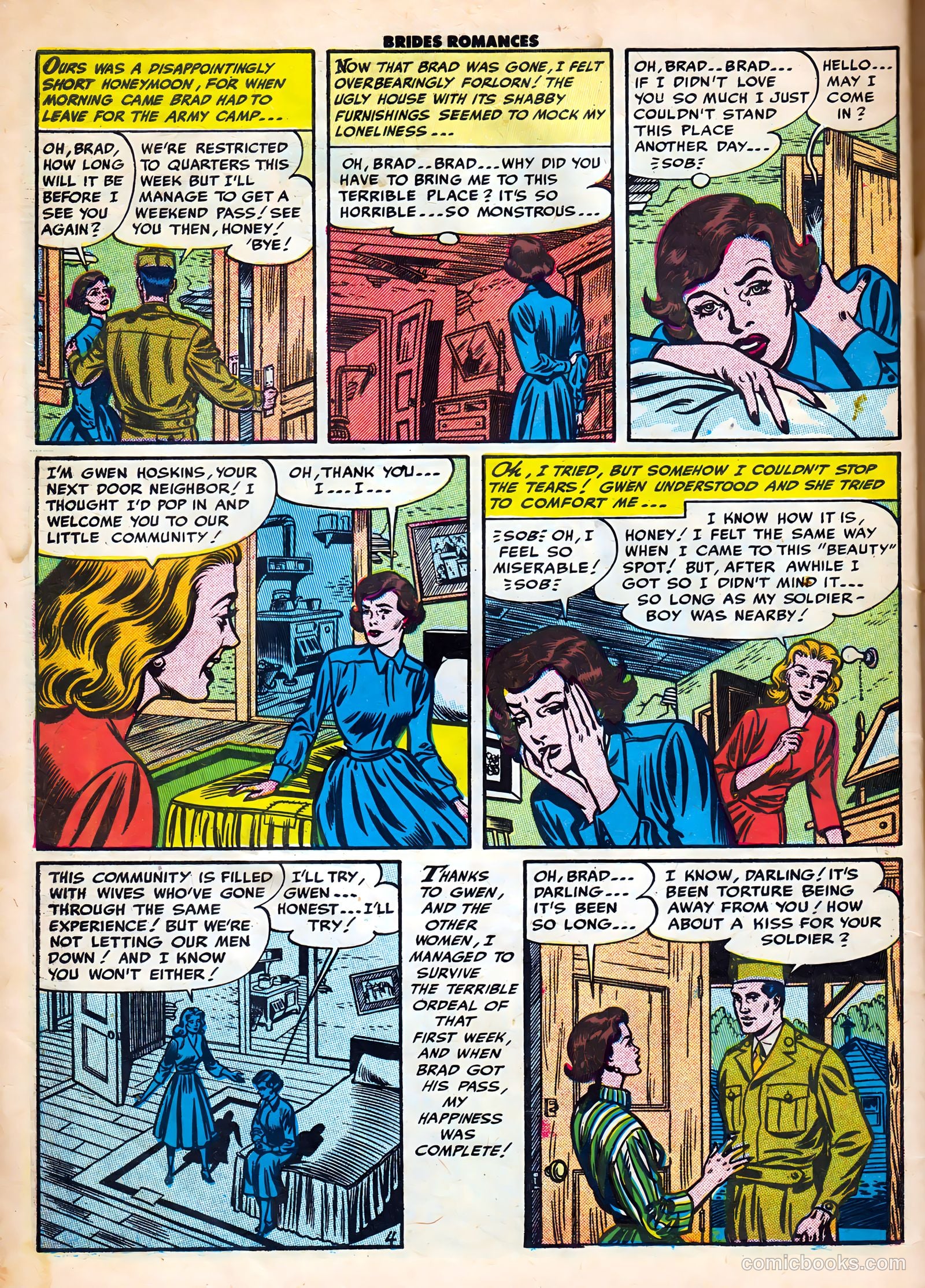 Brides Romances #20 (1956) — page 30 of 36