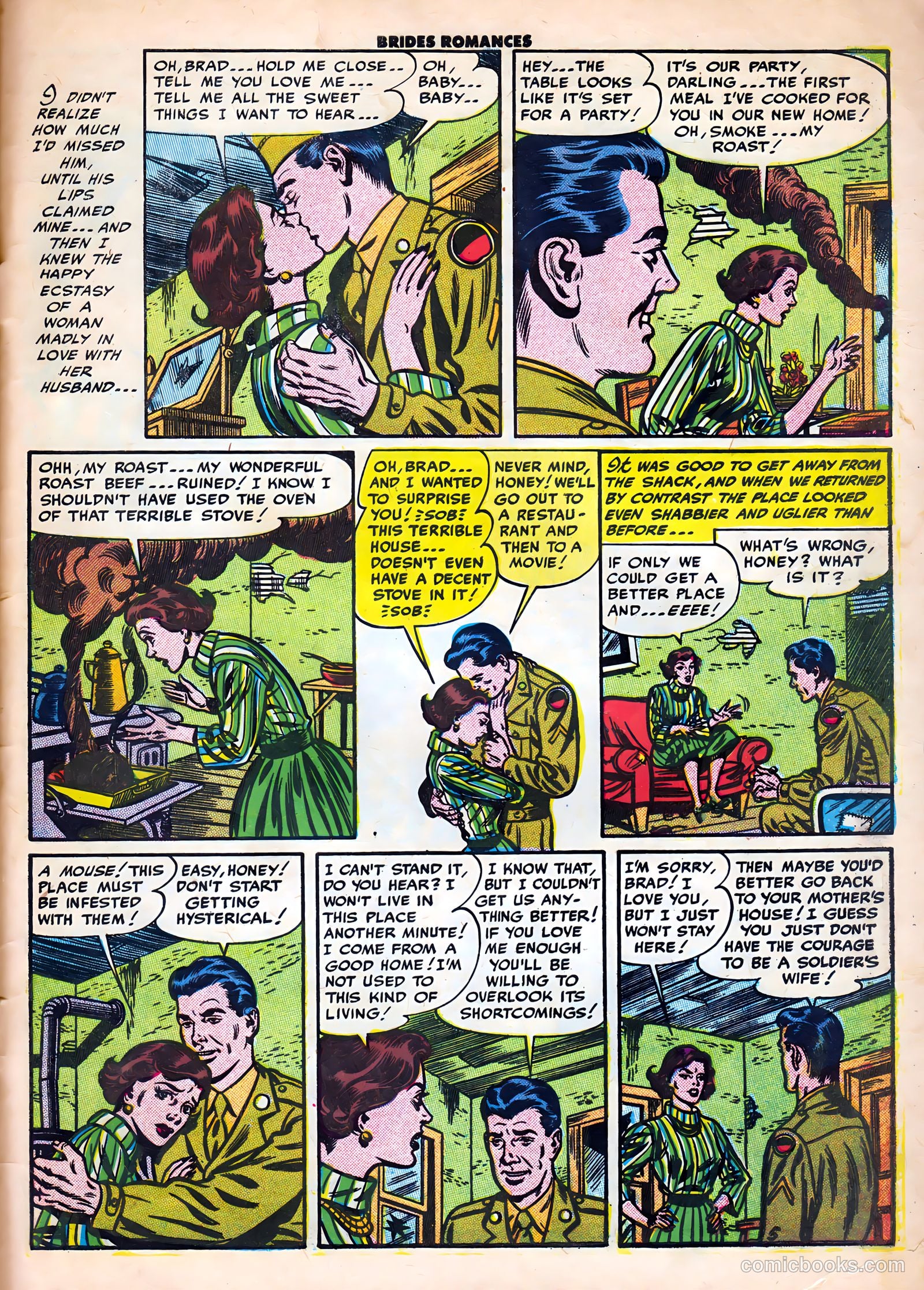 Brides Romances #20 (1956) — page 31 of 36