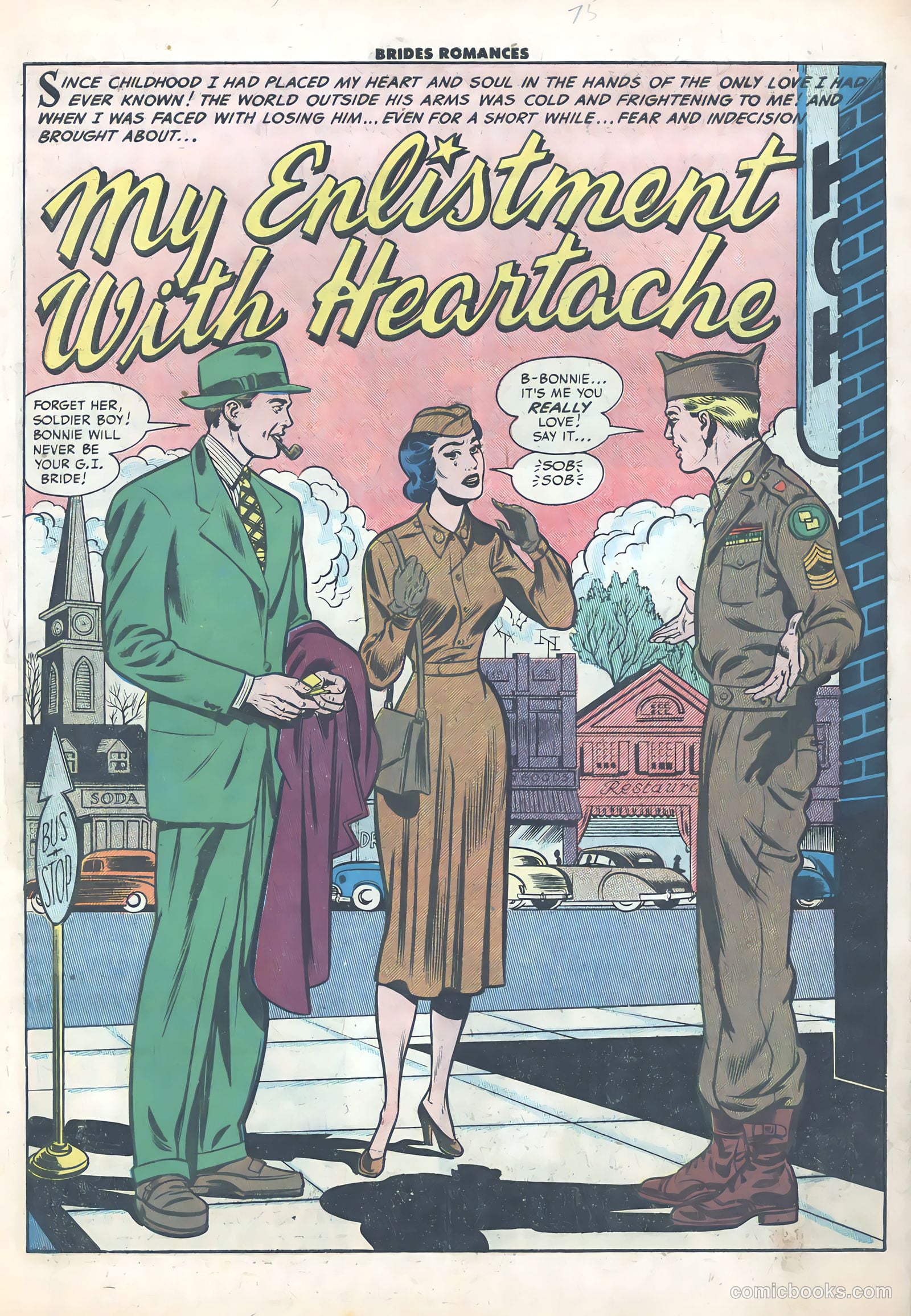Brides Romances #21 (1956) — page 3 of 36