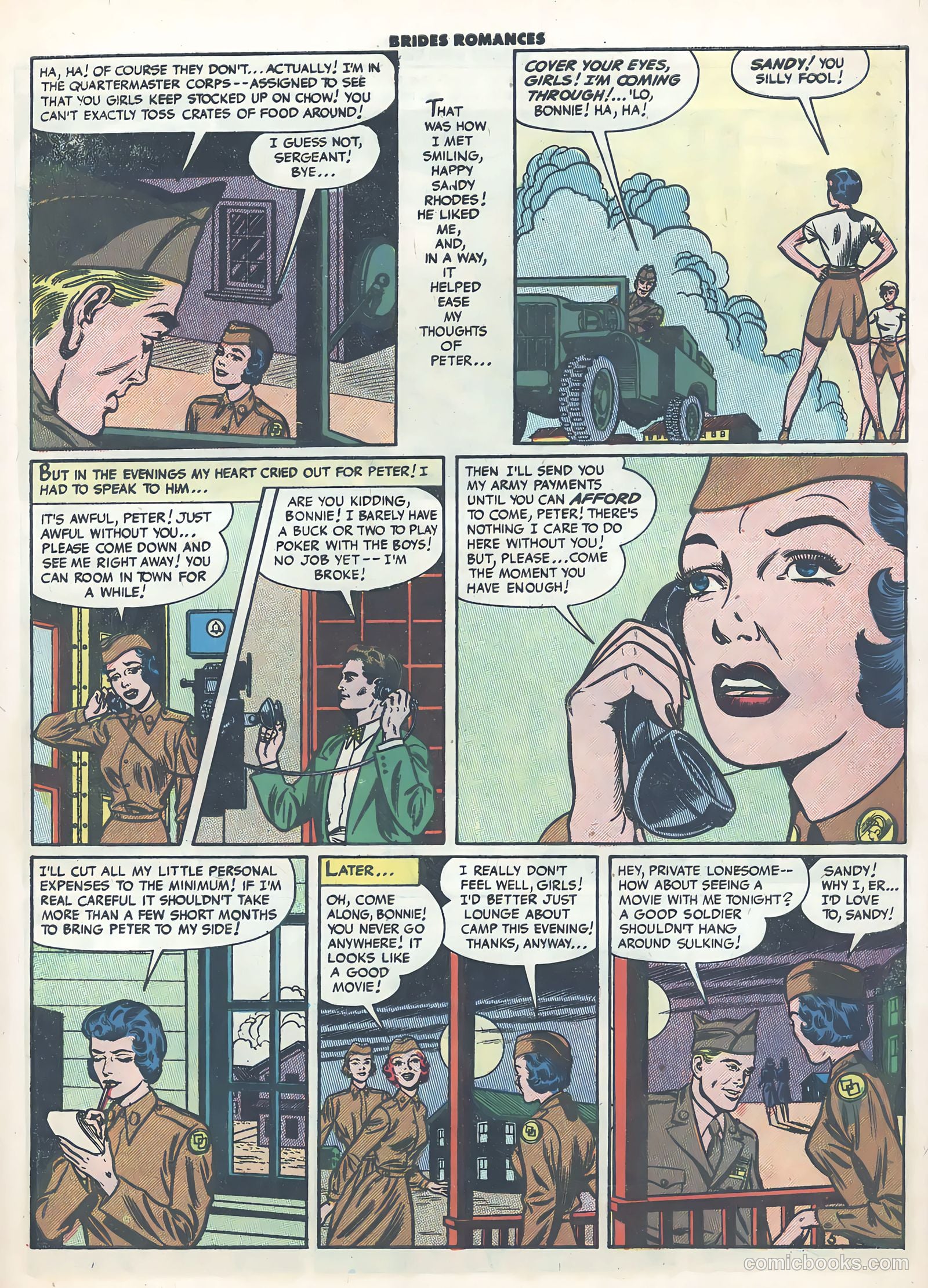 Brides Romances #21 (1956) — page 7 of 36