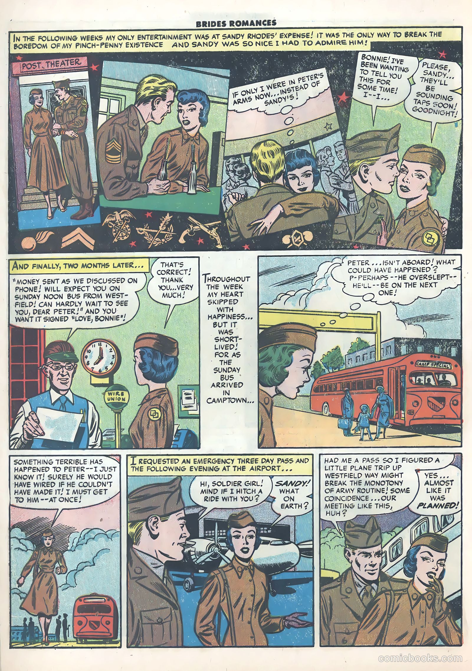 Brides Romances #21 (1956) — page 8 of 36