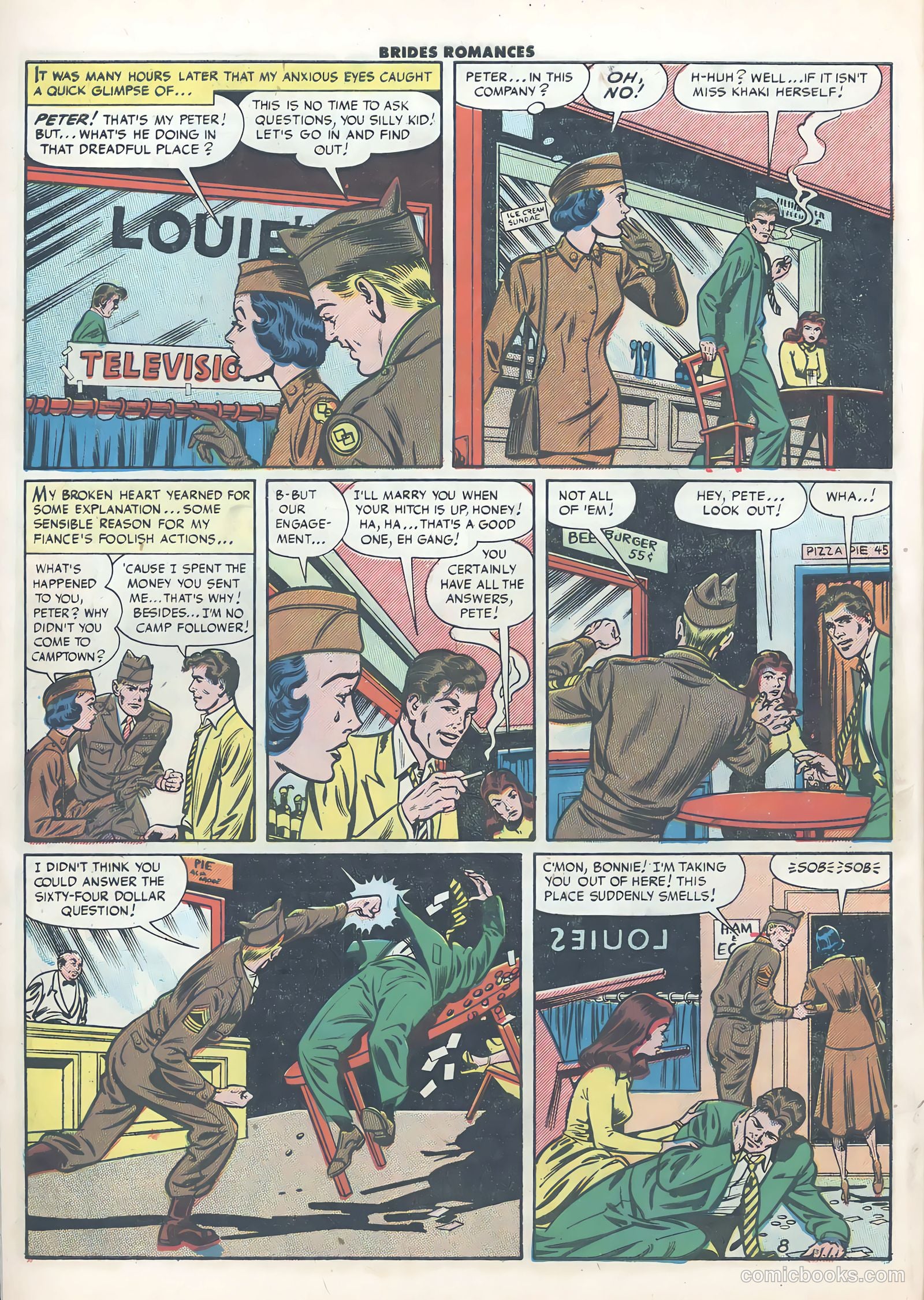 Brides Romances #21 (1956) — page 10 of 36