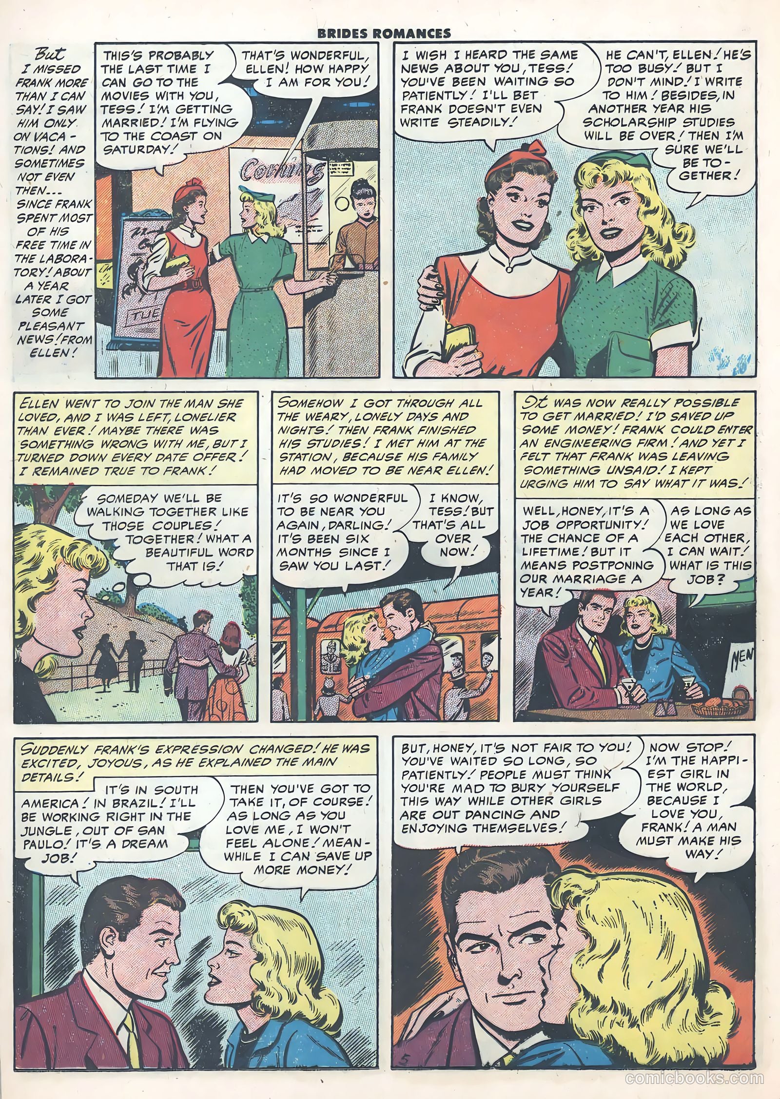 Brides Romances #21 (1956) — page 16 of 36