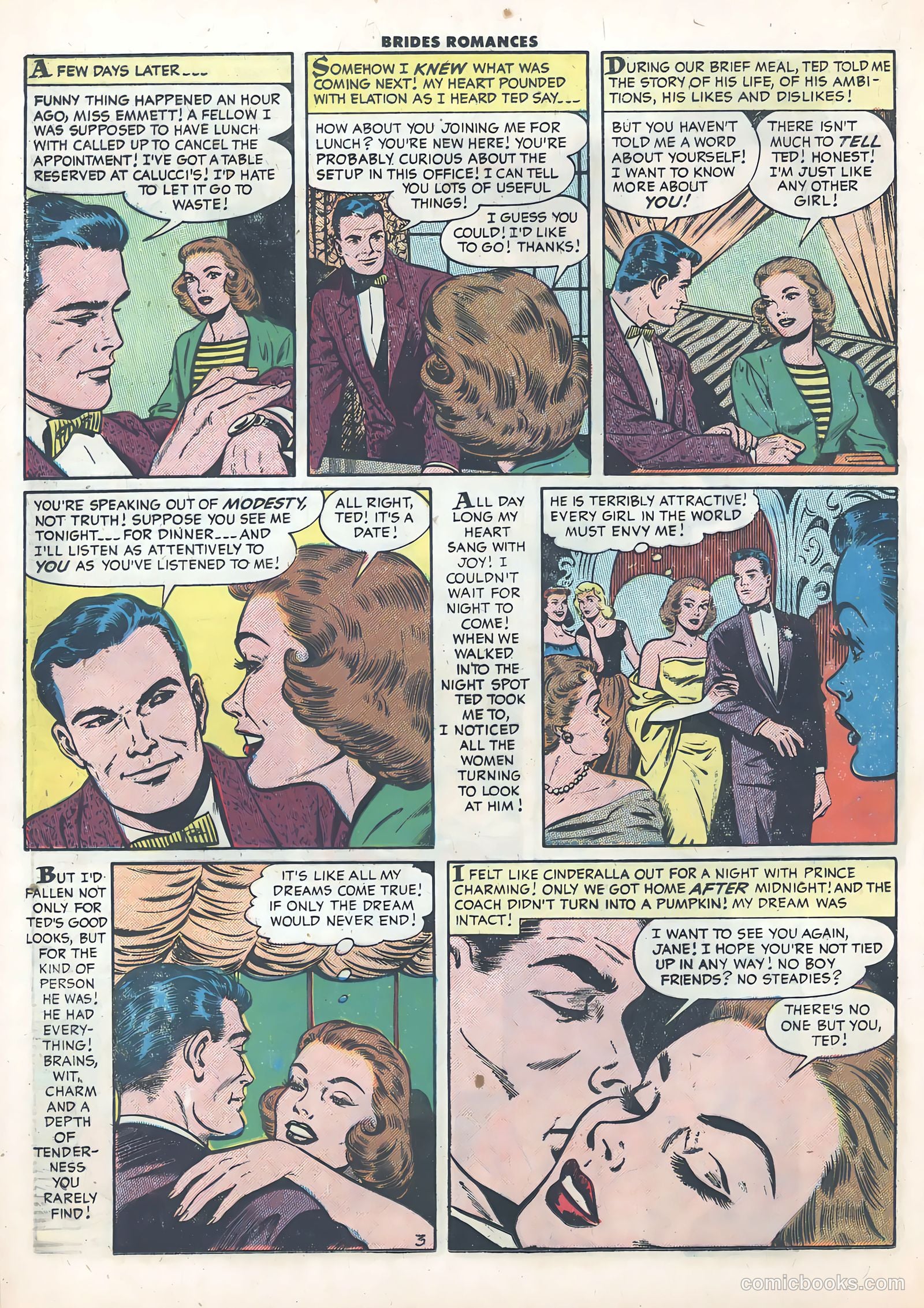 Brides Romances #21 (1956) — page 20 of 36