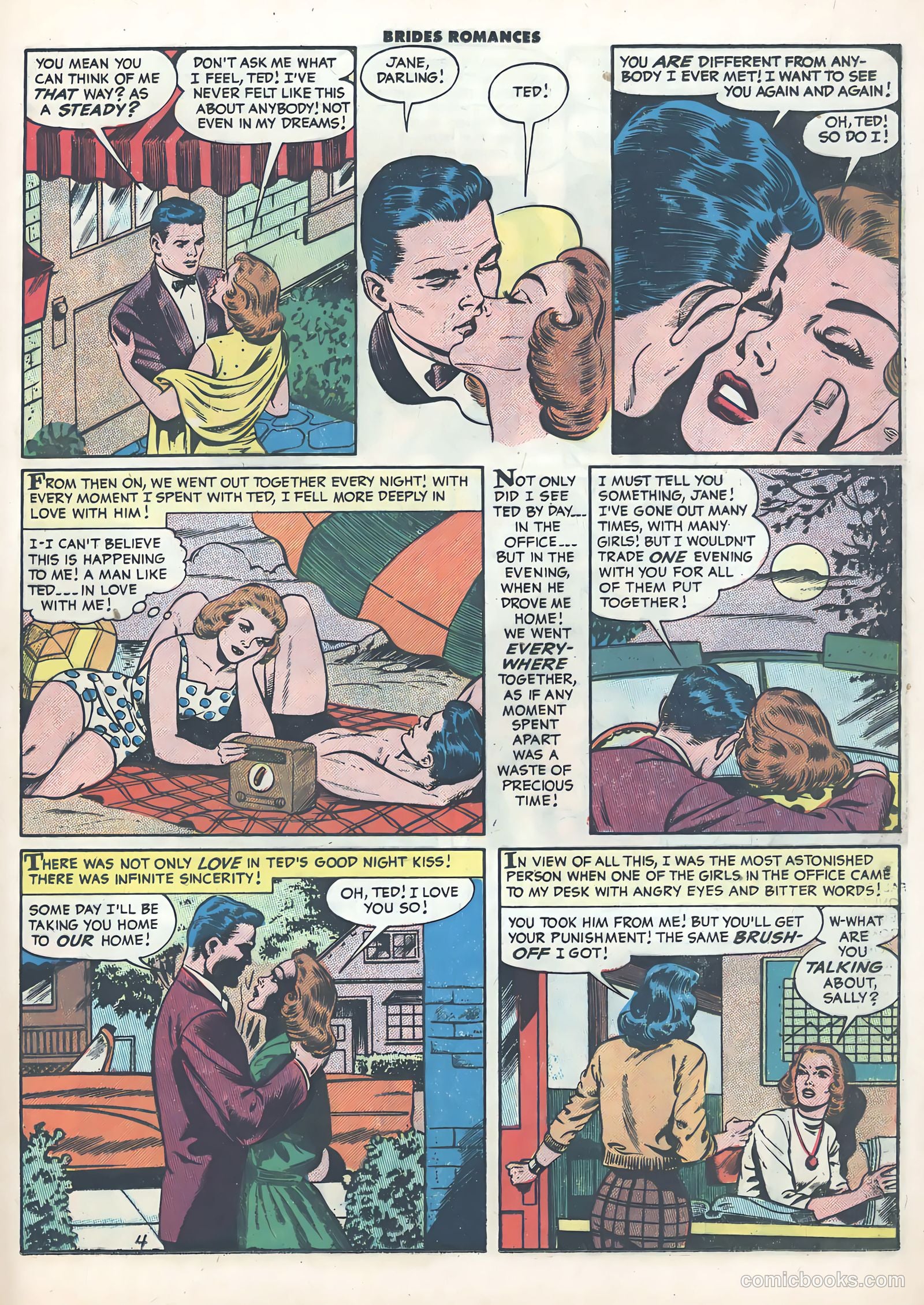 Brides Romances #21 (1956) — page 21 of 36