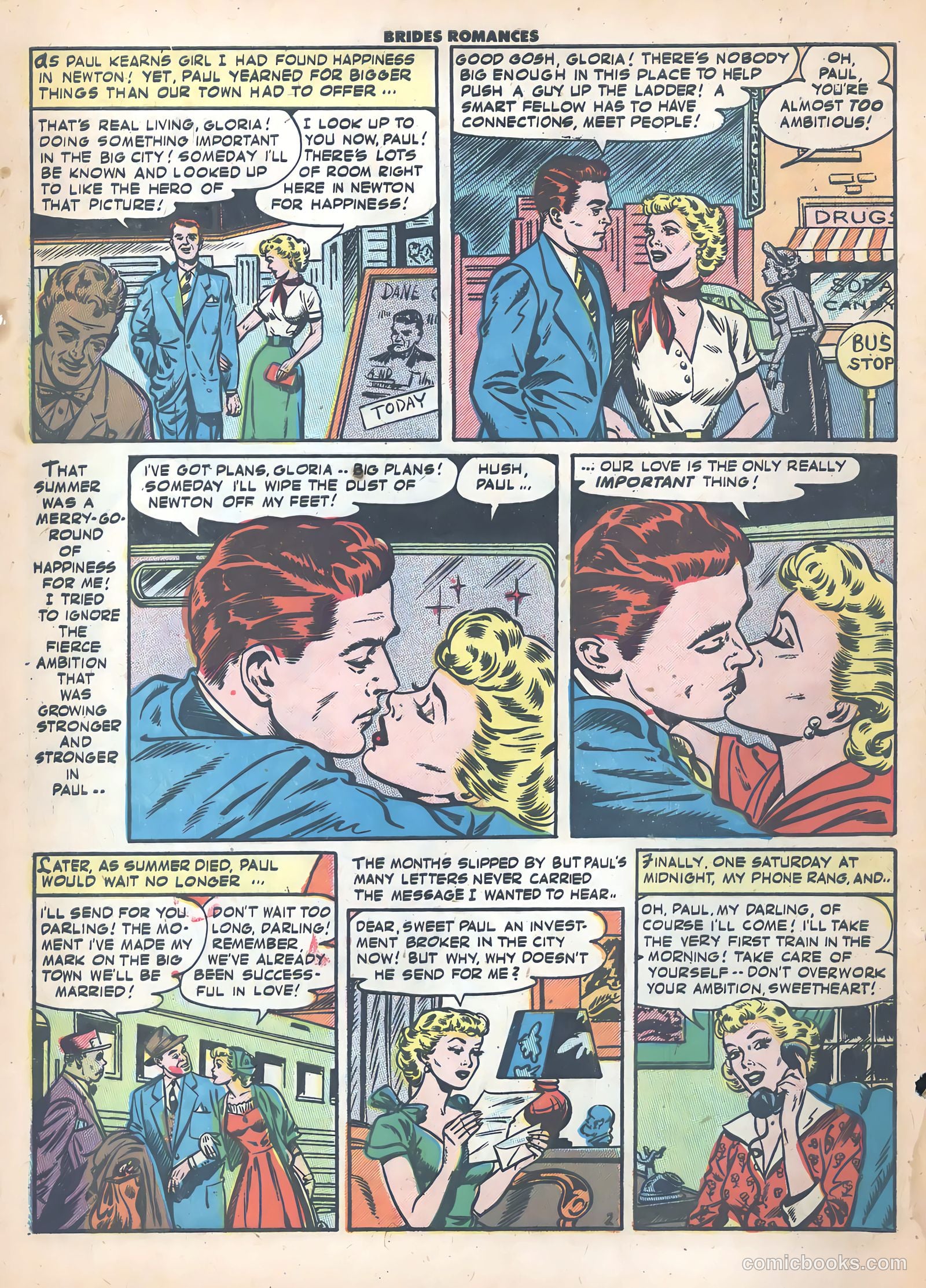 Brides Romances #22 (1956) — page 4 of 38