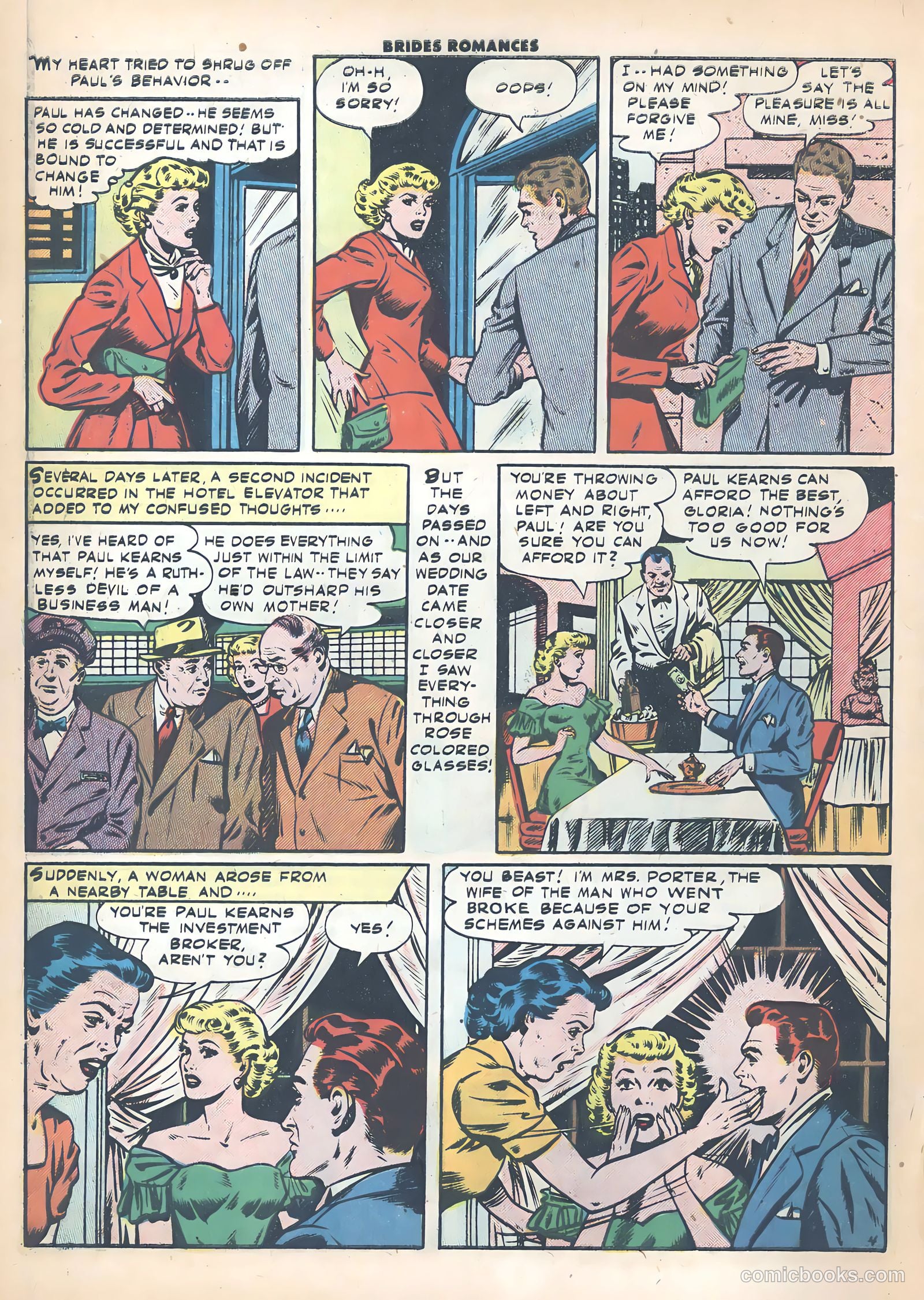 Brides Romances #22 (1956) — page 6 of 38