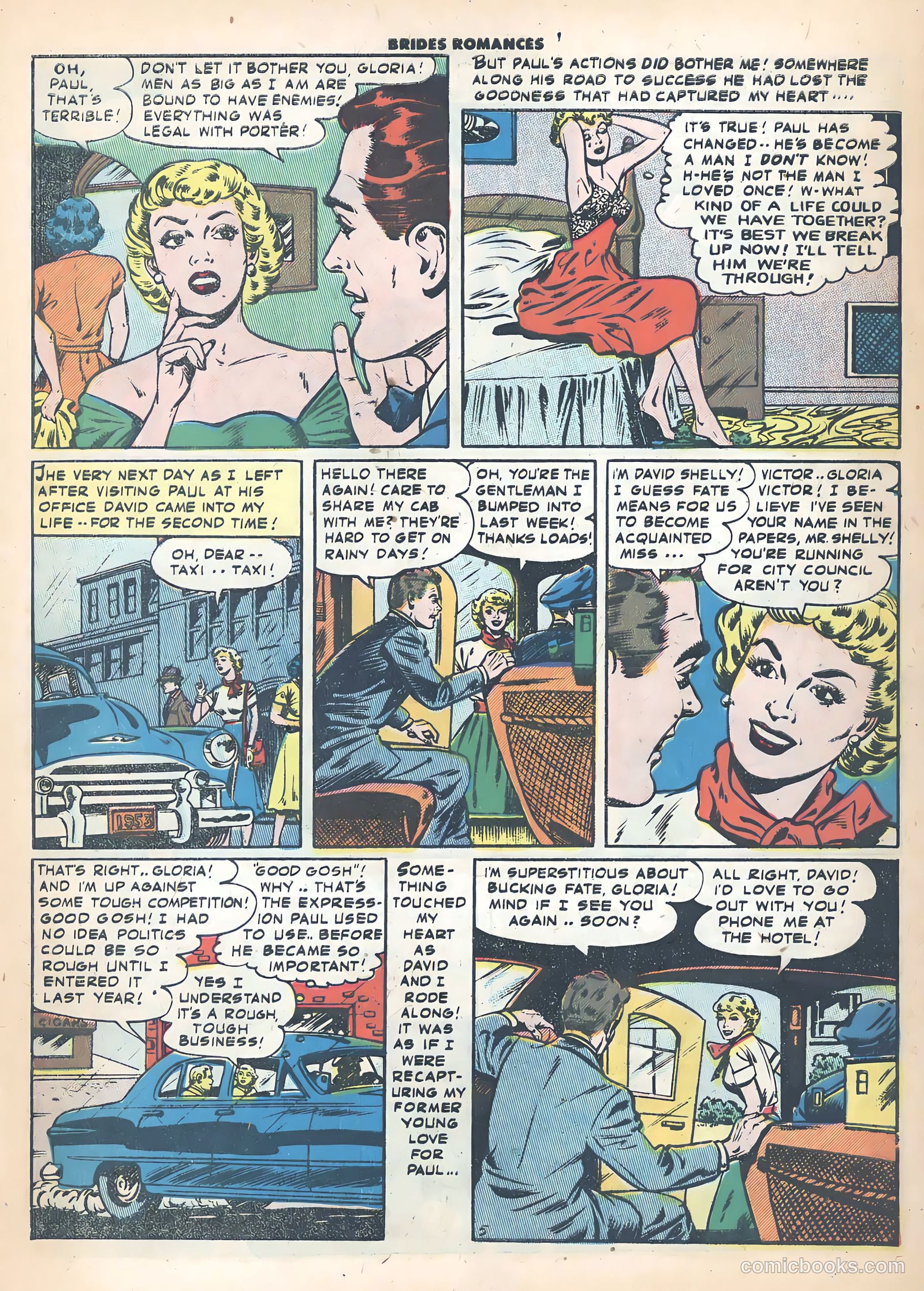 Brides Romances #22 (1956) — page 7 of 38