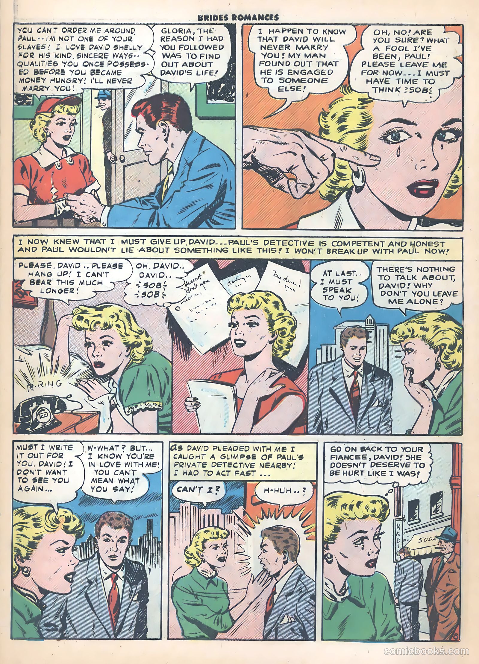 Brides Romances #22 (1956) — page 10 of 38