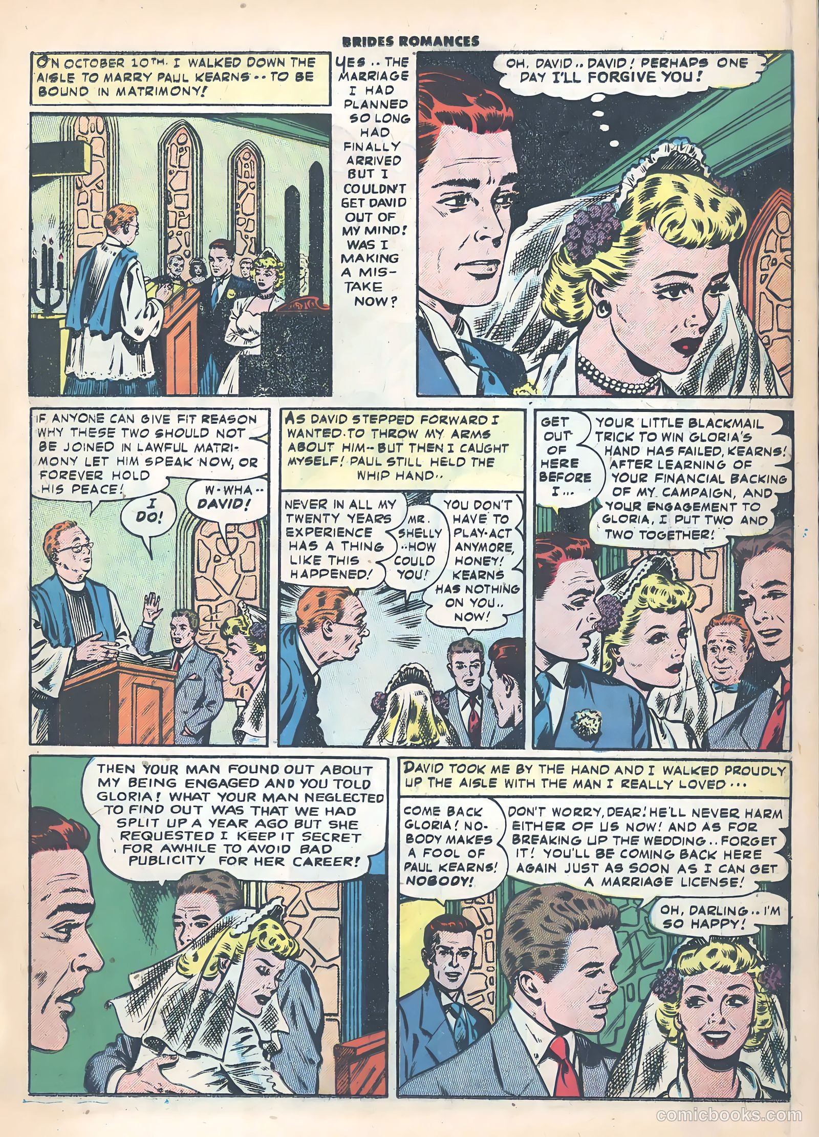 Brides Romances #22 (1956) — page 11 of 38