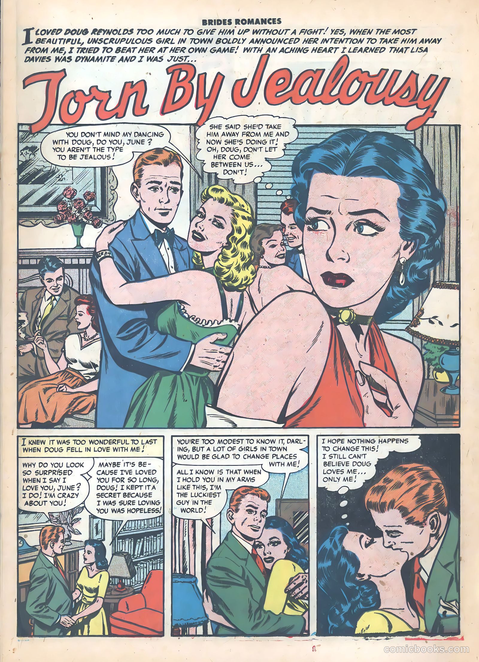 Brides Romances #22 (1956) — page 12 of 38