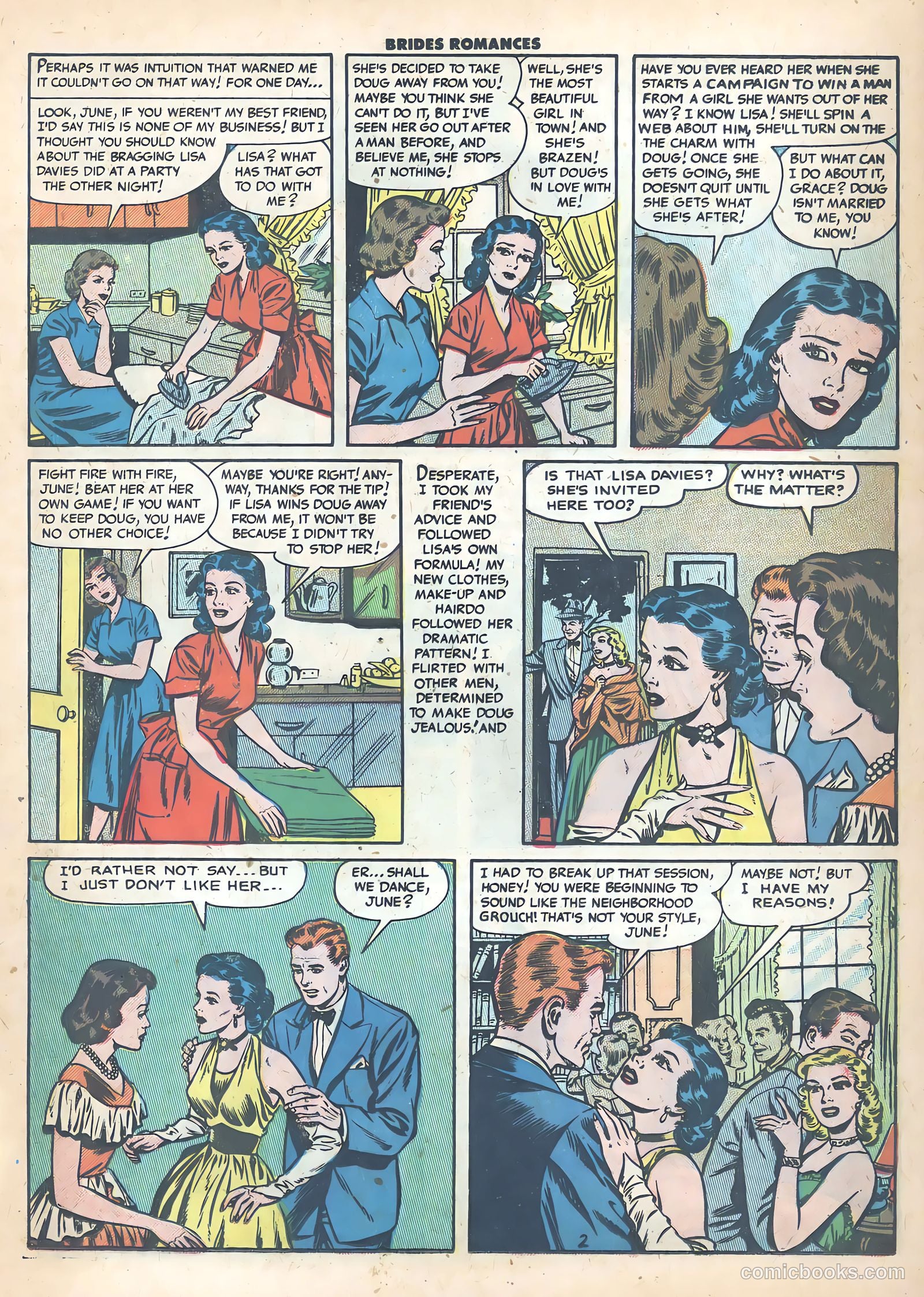 Brides Romances #22 (1956) — page 13 of 38