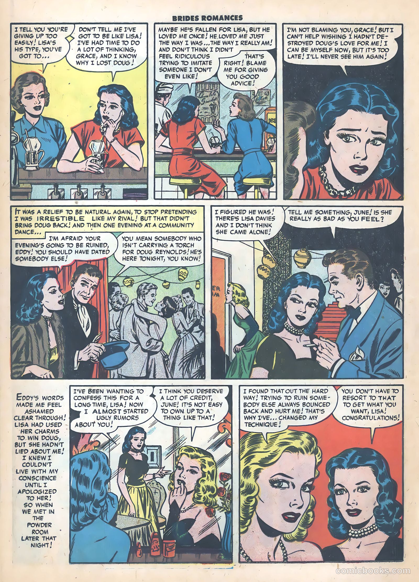 Brides Romances #22 (1956) — page 16 of 38