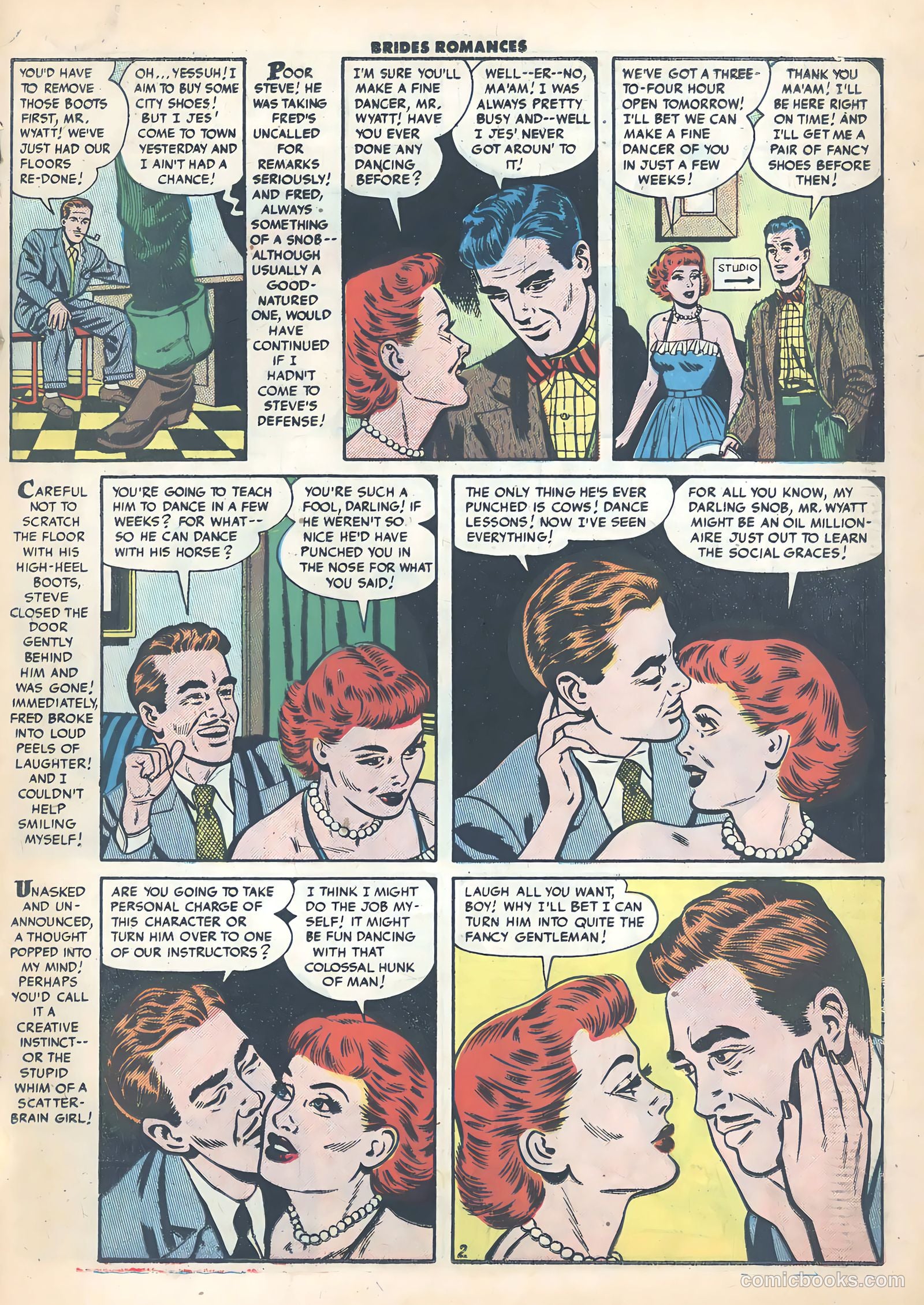 Brides Romances #22 (1956) — page 19 of 38