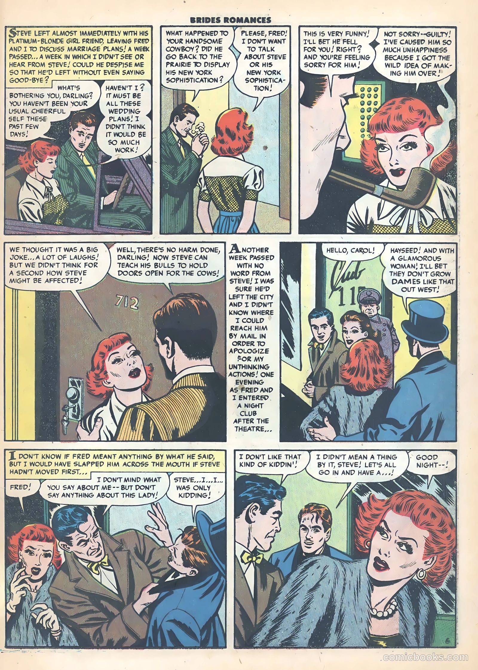 Brides Romances #22 (1956) — page 23 of 38