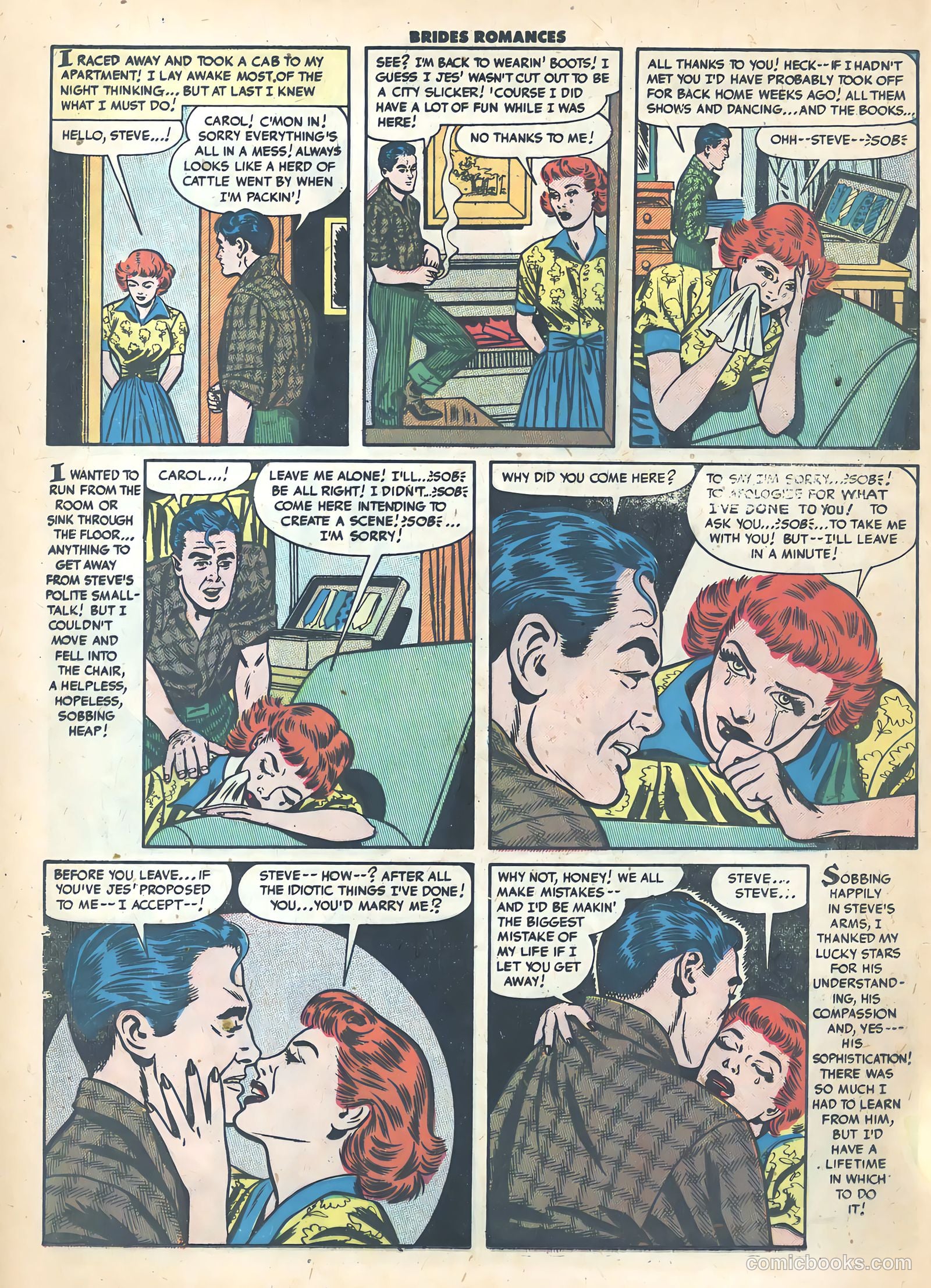 Brides Romances #22 (1956) — page 24 of 38