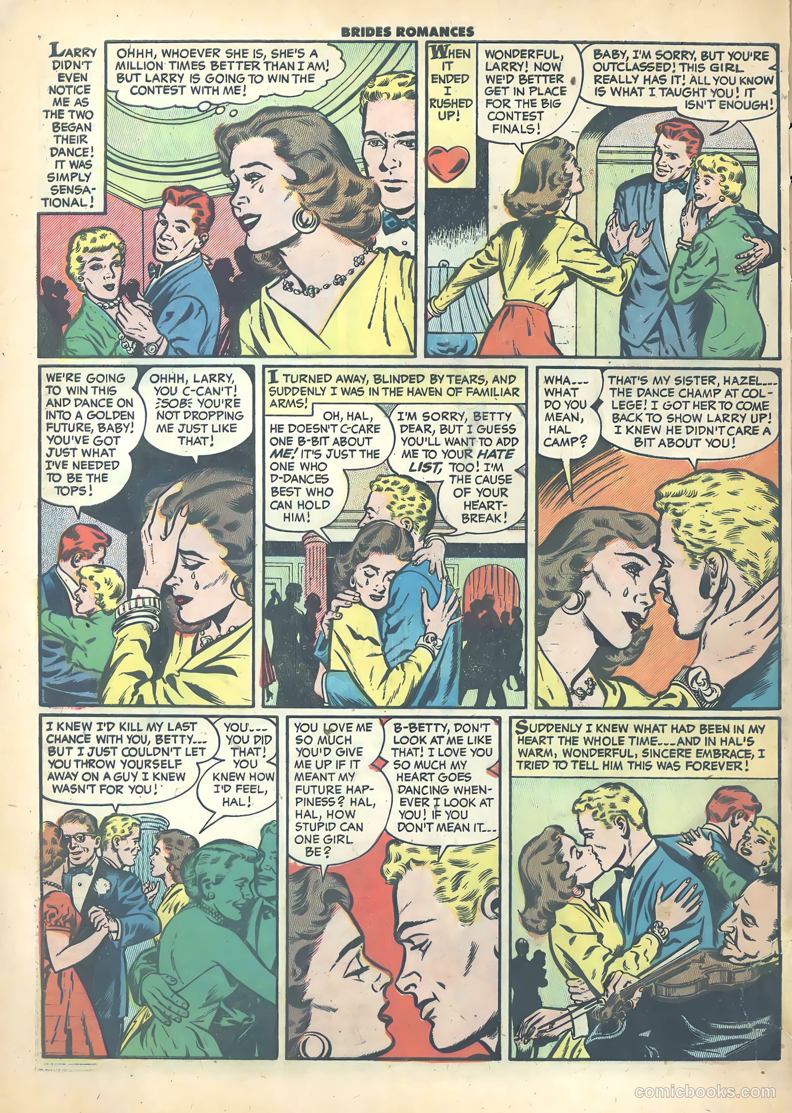 Brides Romances #22 (1956) — page 32 of 38