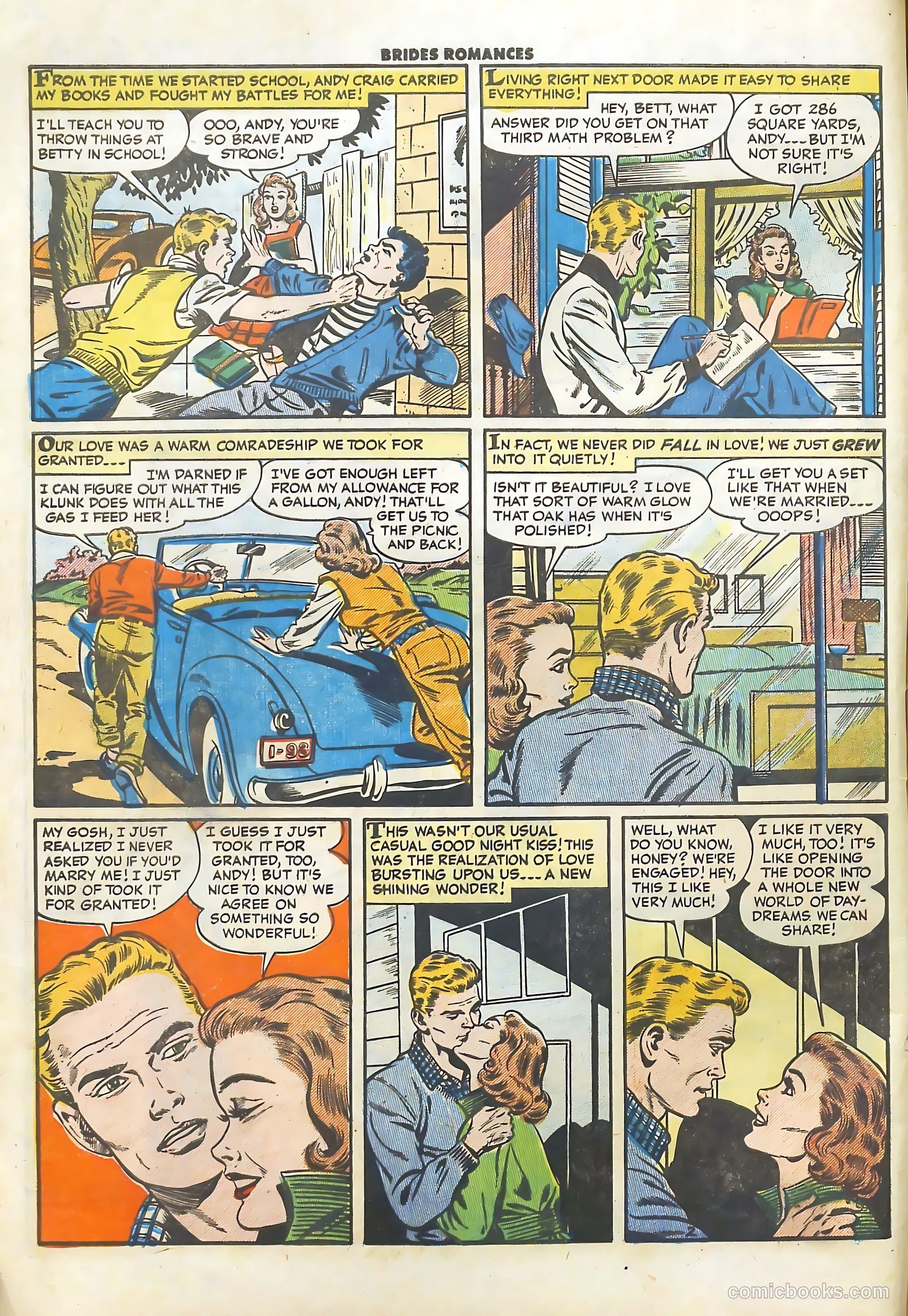 Brides Romances #23 (1956) — page 4 of 36