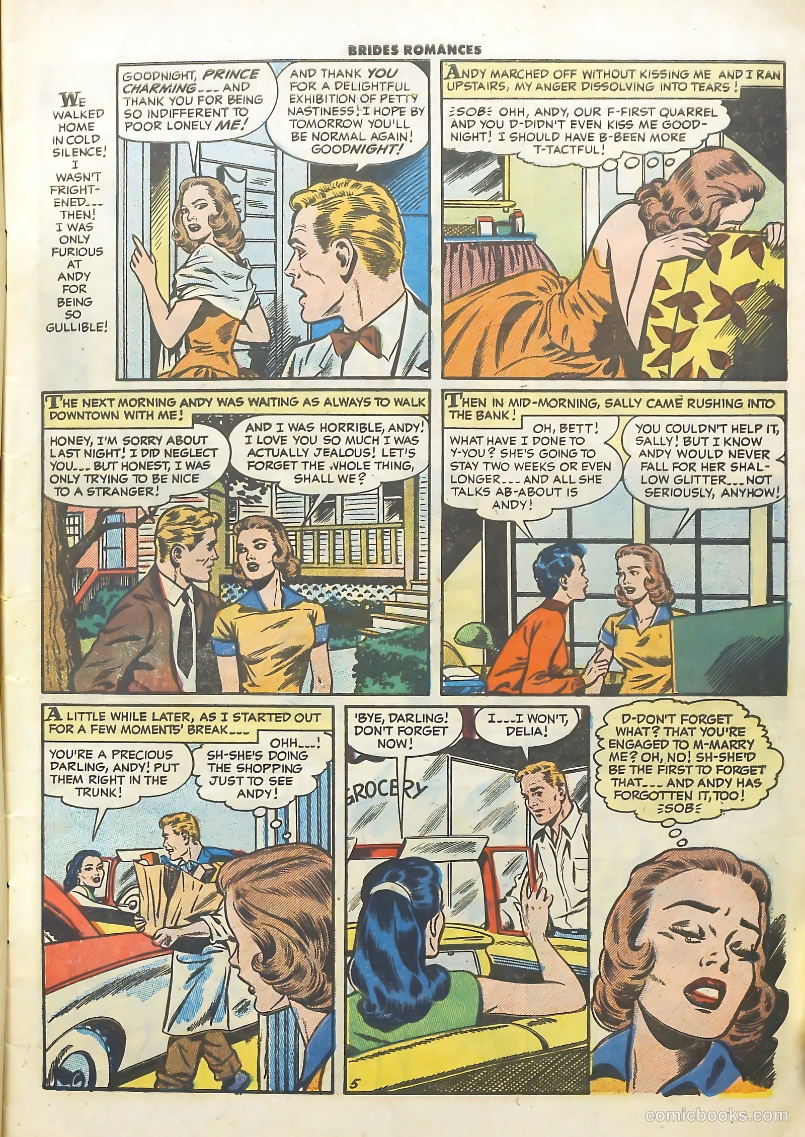 Brides Romances #23 (1956) — page 7 of 36
