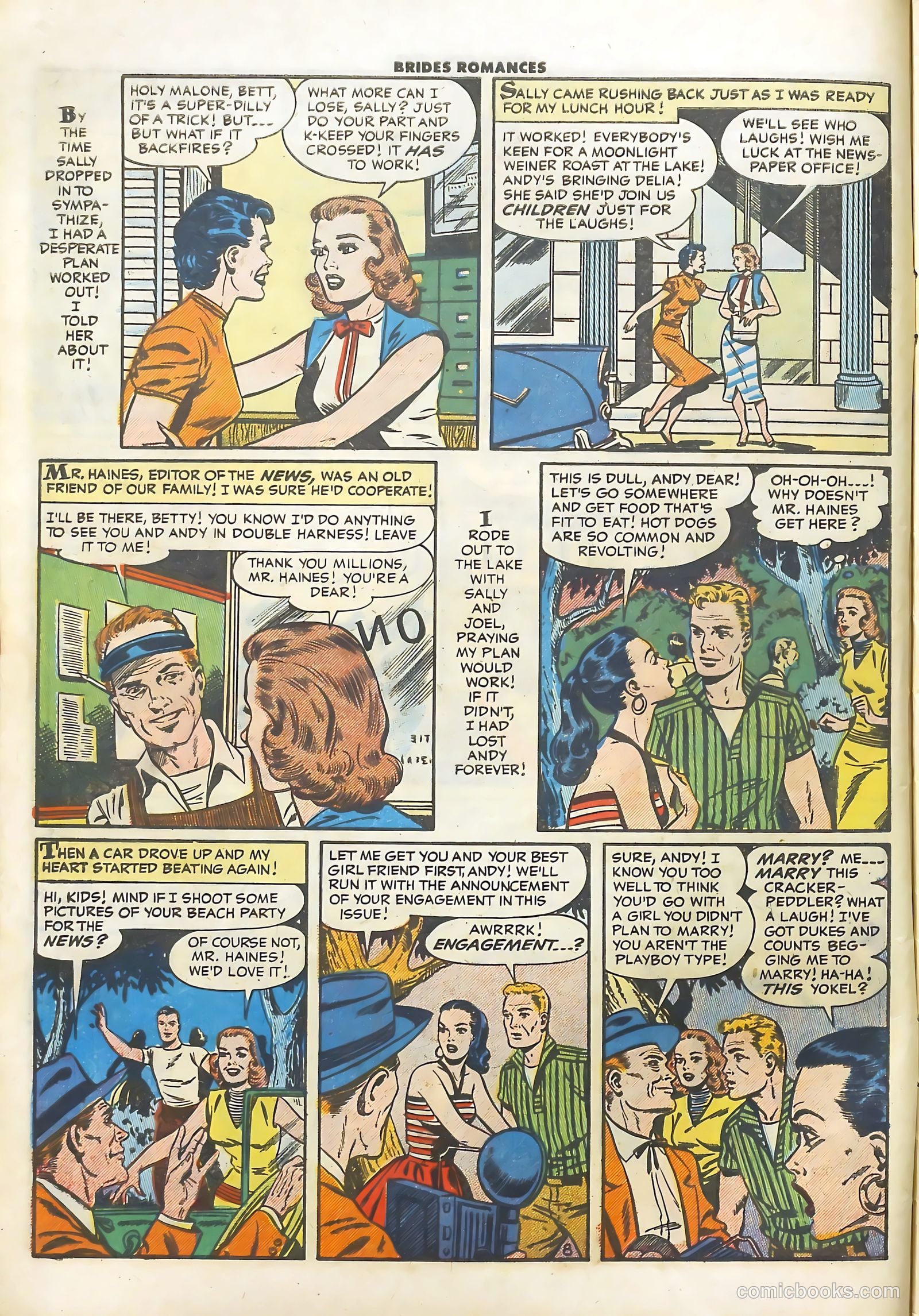 Brides Romances #23 (1956) — page 10 of 36