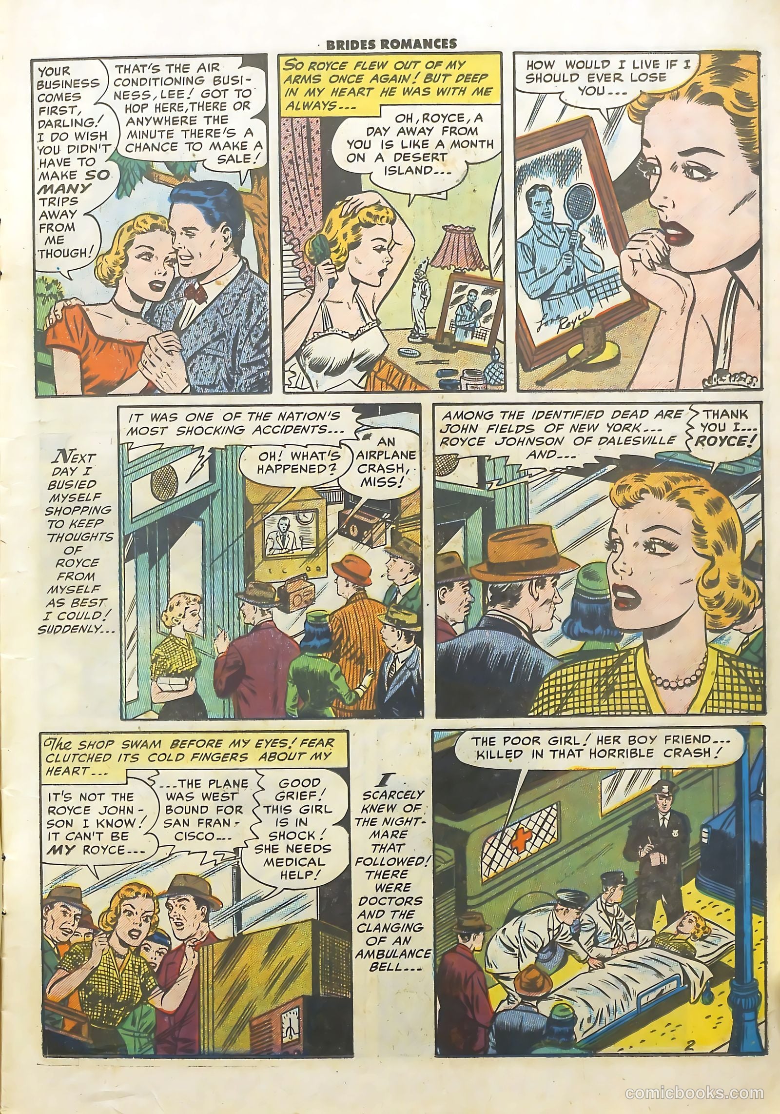 Brides Romances #23 (1956) — page 13 of 36