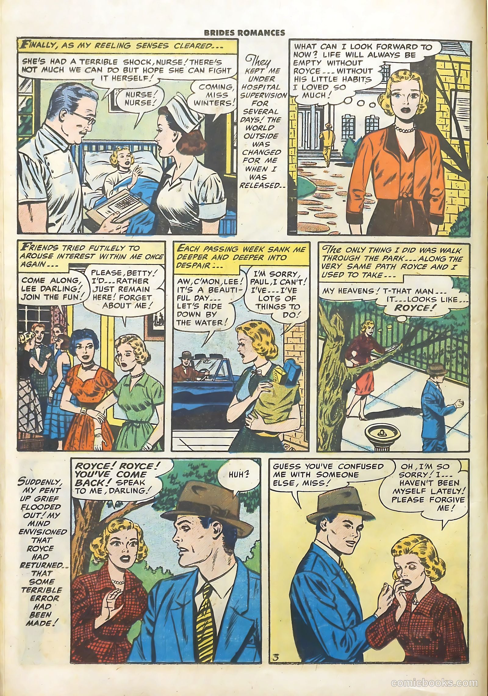 Brides Romances #23 (1956) — page 14 of 36