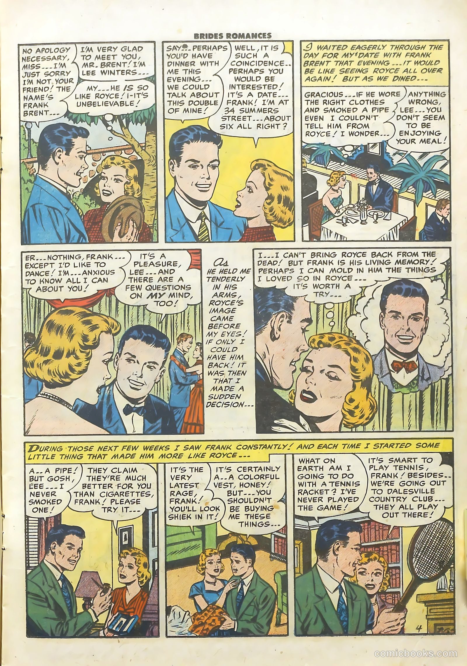 Brides Romances #23 (1956) — page 15 of 36