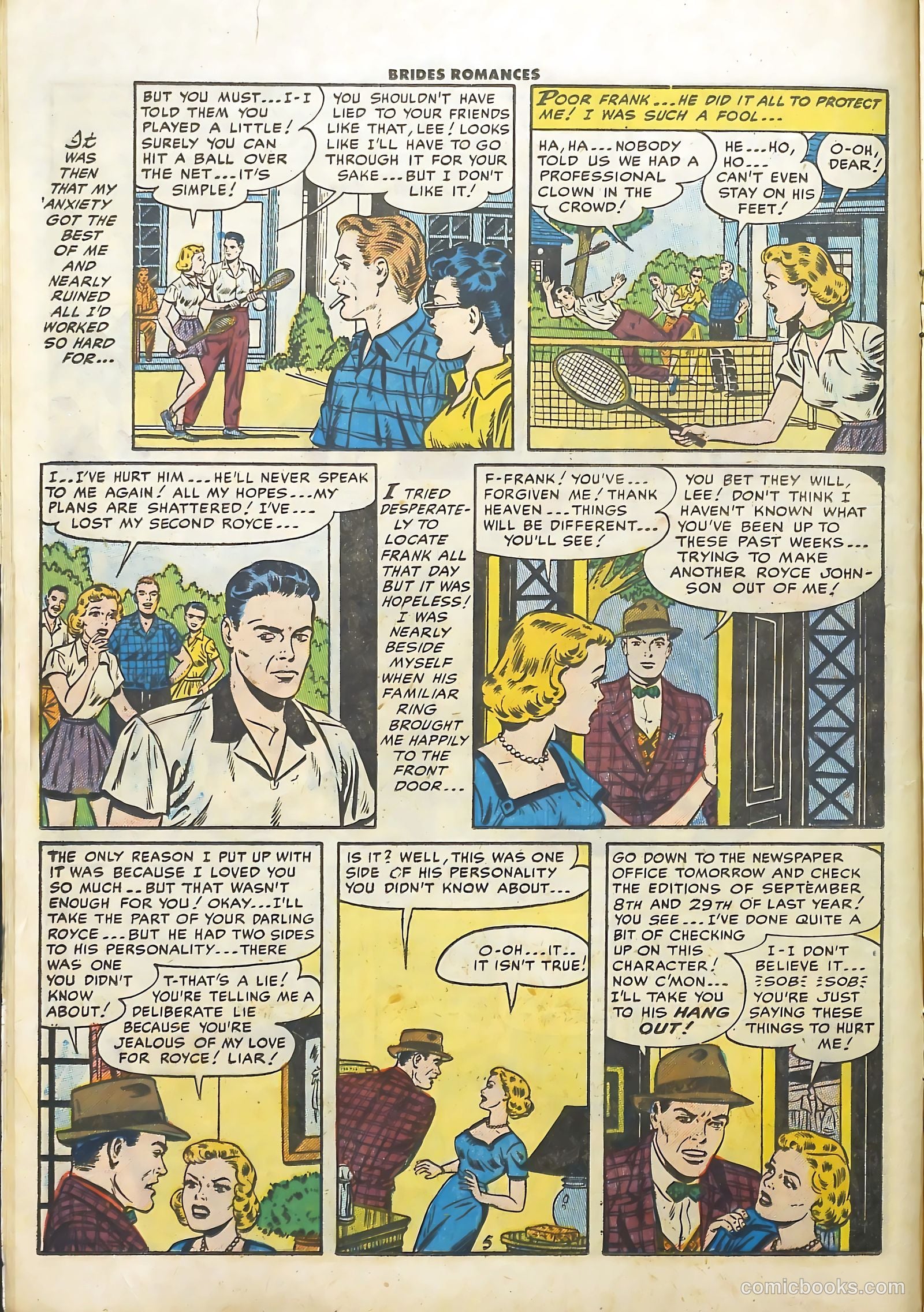 Brides Romances #23 (1956) — page 16 of 36
