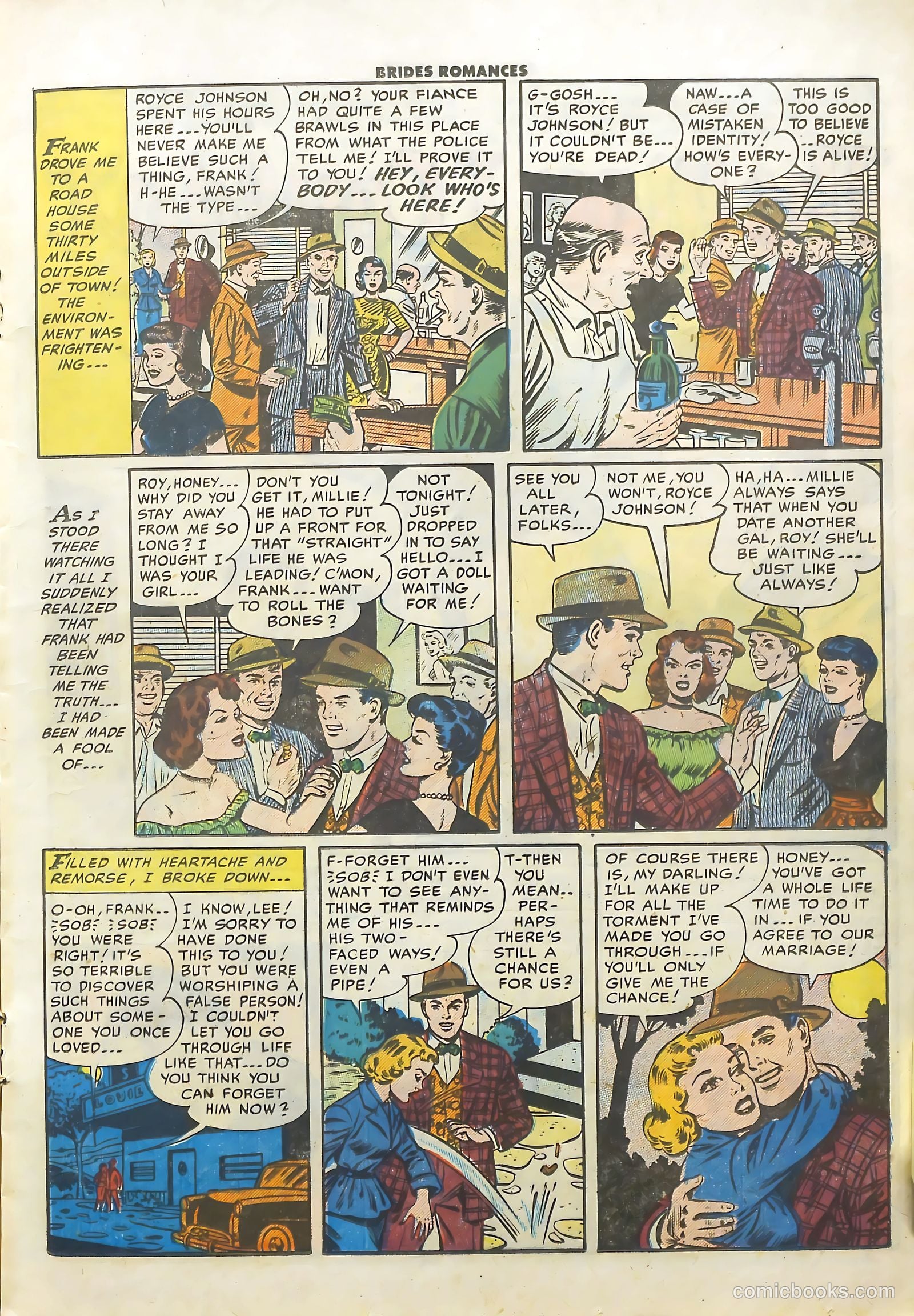 Brides Romances #23 (1956) — page 17 of 36