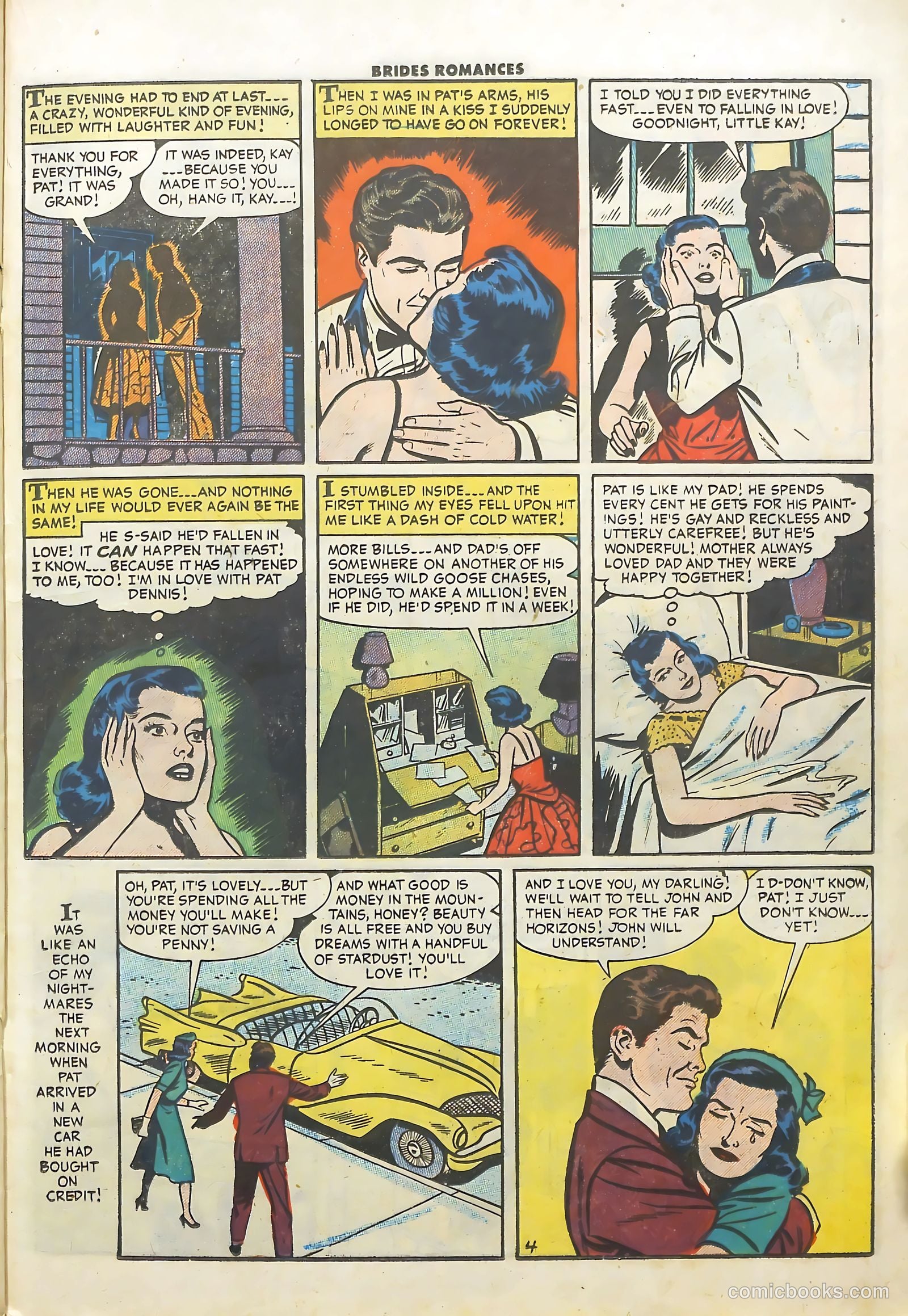 Brides Romances #23 (1956) — page 21 of 36