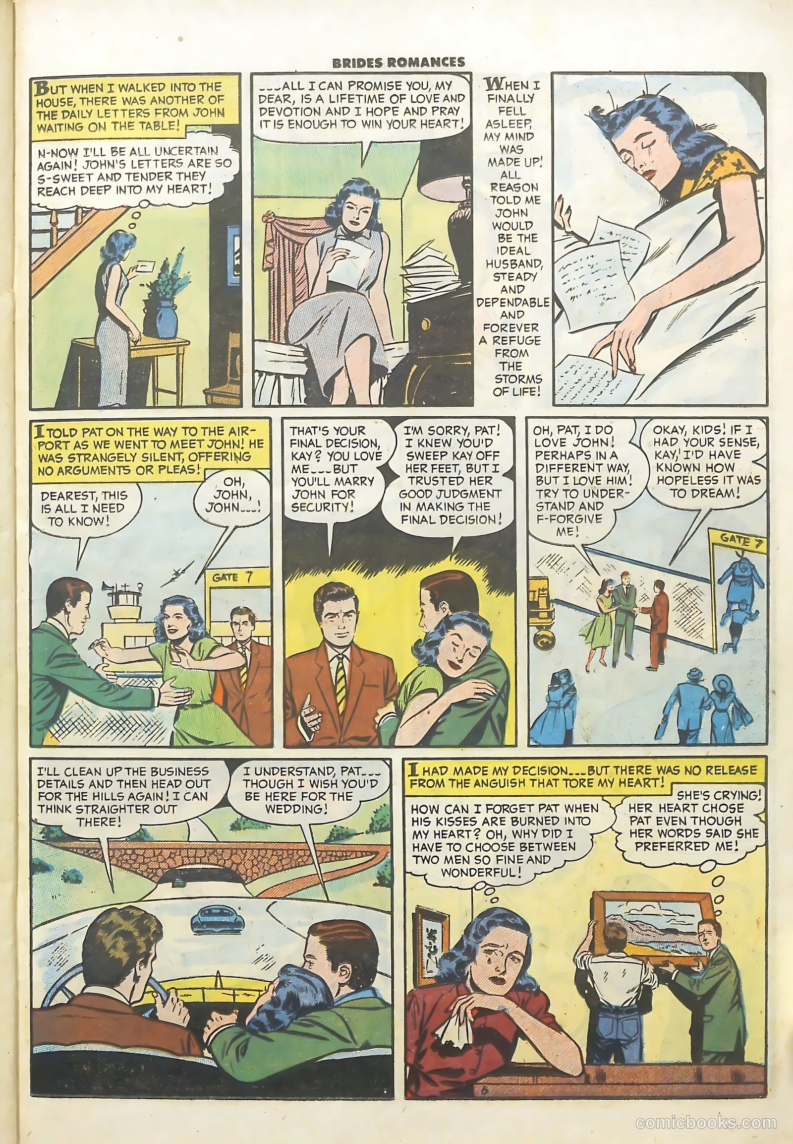 Brides Romances #23 (1956) — page 23 of 36