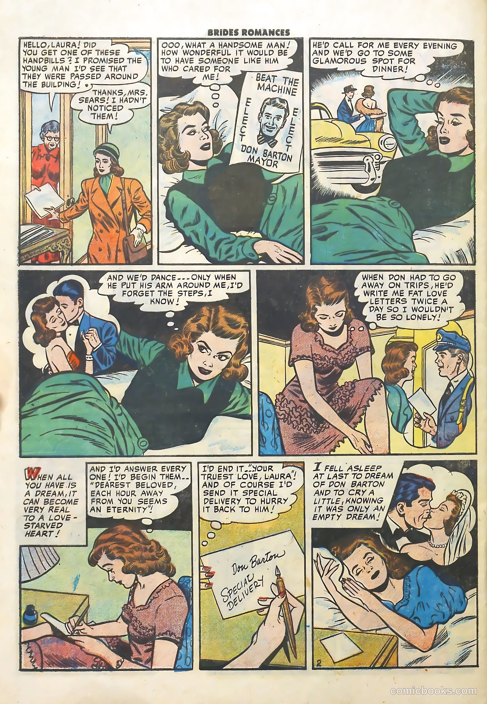 Brides Romances #23 (1956) — page 28 of 36