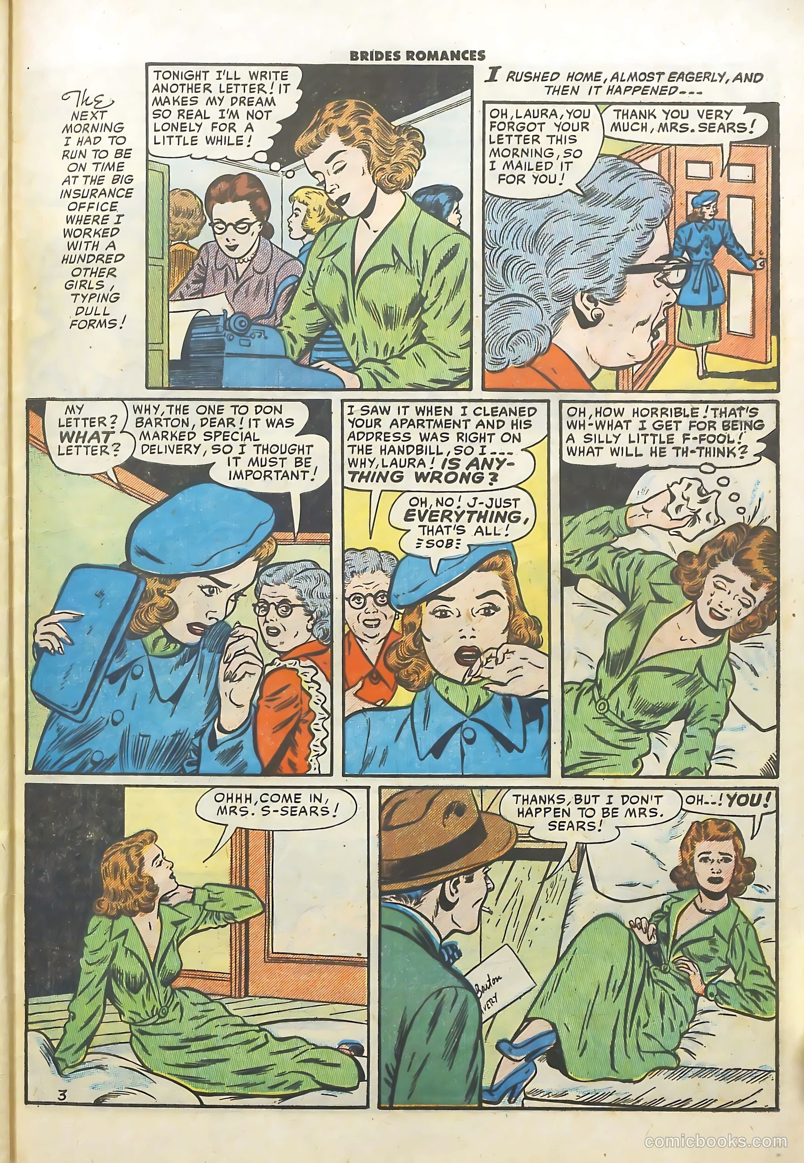 Brides Romances #23 (1956) — page 29 of 36